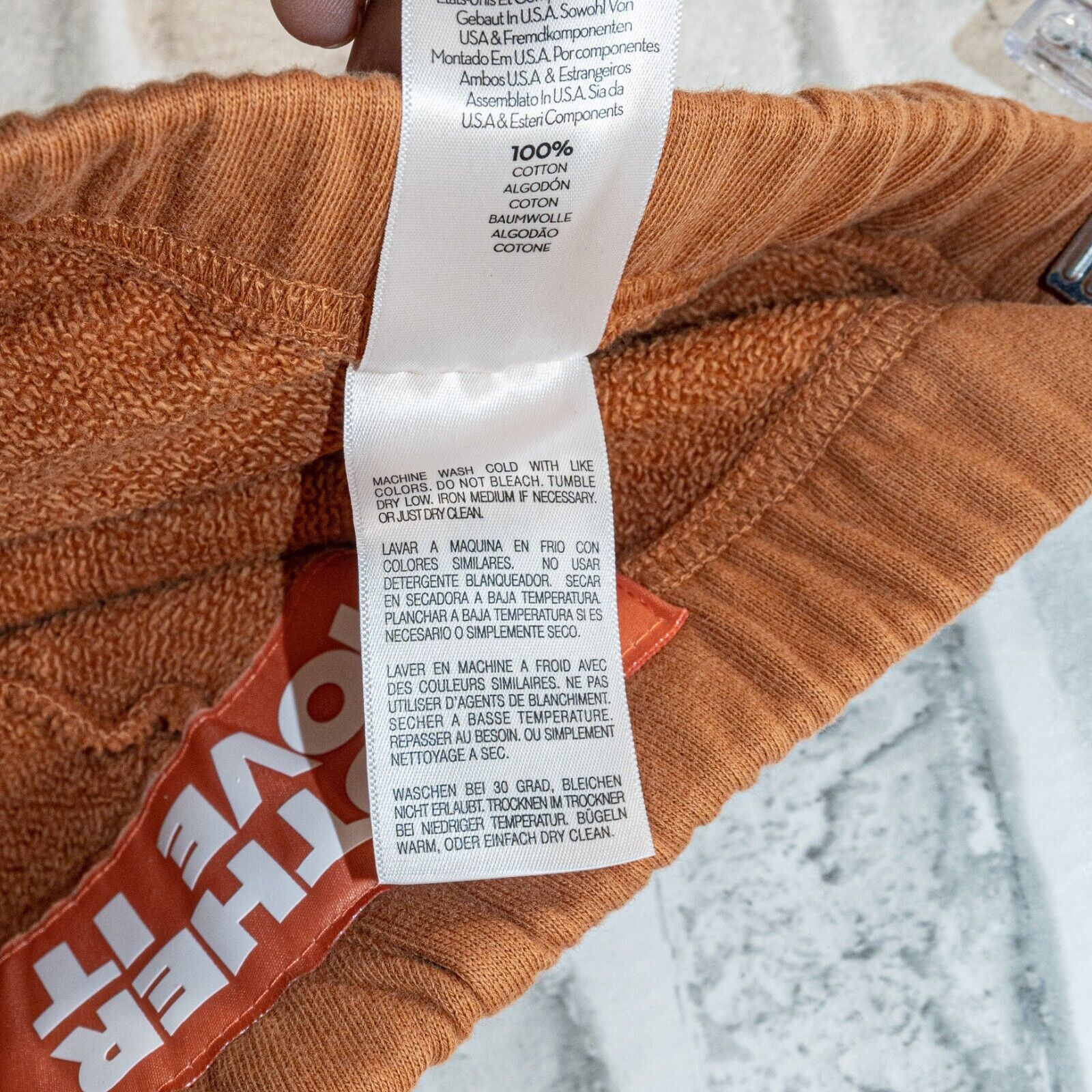 MOTHER MOTHER denim MOVE IT The Bender Ankle Sweatpants in Orange Size 26" / US 2 / IT 38 - 9 Thumbnail