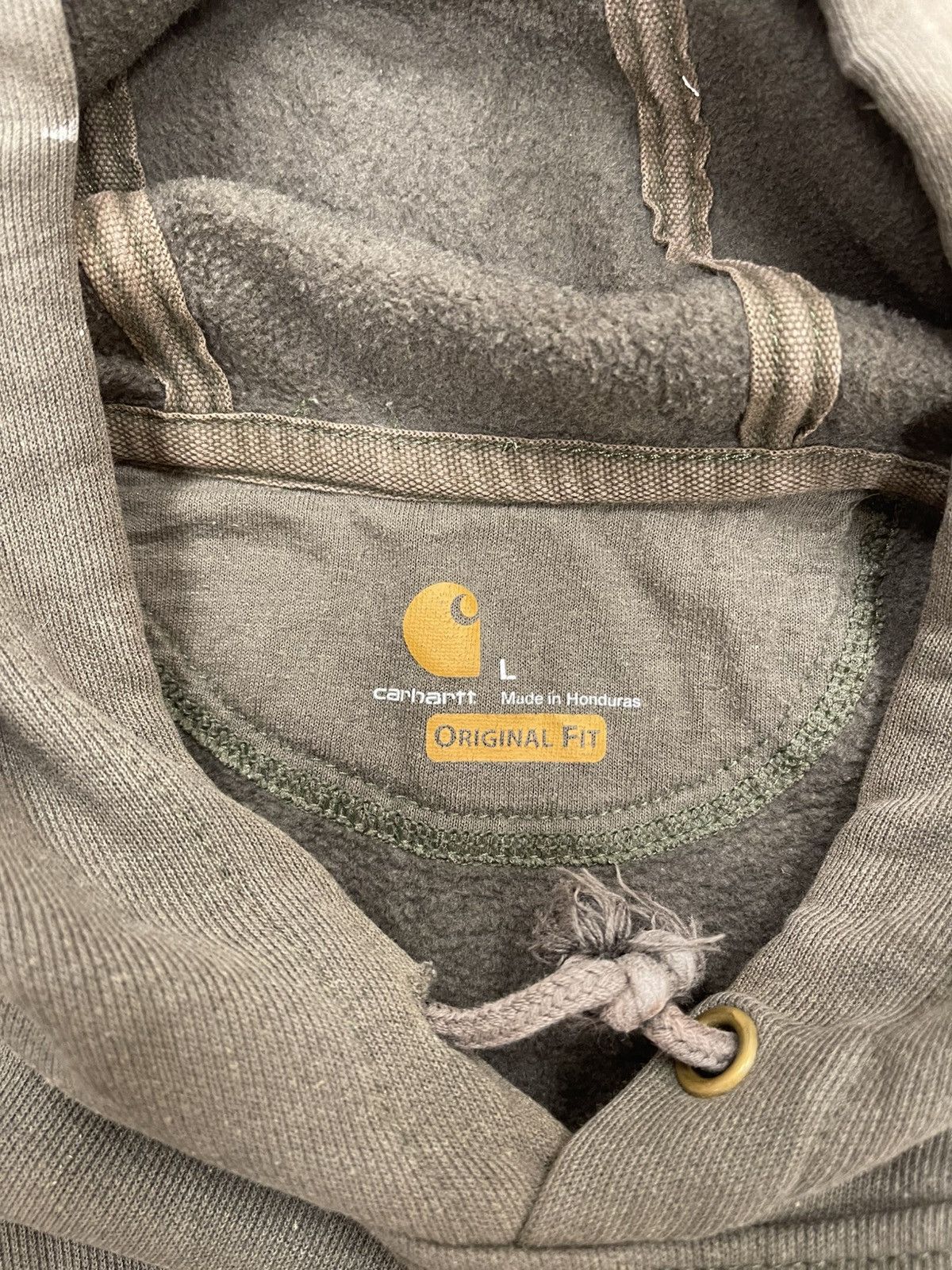 Carhartt × Carhartt Wip CARHARTT GREEN IVORY HOODIE SZ L Size US L / EU 52-54 / 3 - 6 Thumbnail
