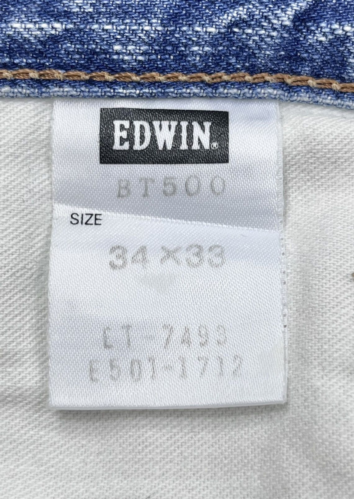Edwin FYE RARE🔥EDWIN Thrashed Natural Ripped Light Wash FLARED🔥 Size US 34 / EU 50 - 13 Thumbnail