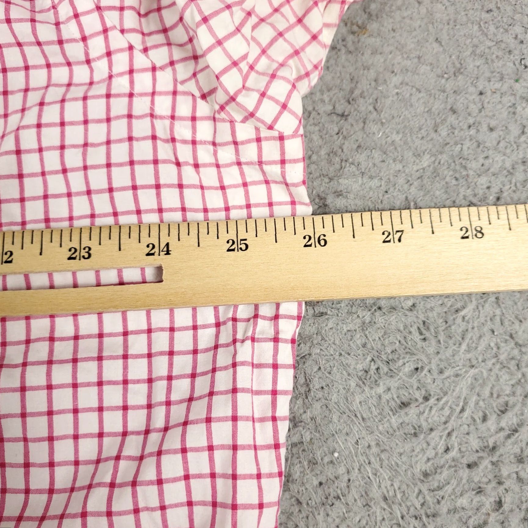 Ralph Lauren Ralph Lauren Shirt Mens XL Pink Check Button-Down Long Sleeve Casual Formal Vintage-Style 2000s Mens XL Pink Checkered Cotton Shirt Size US XL / EU 56 / 4 - 7 Thumbnail