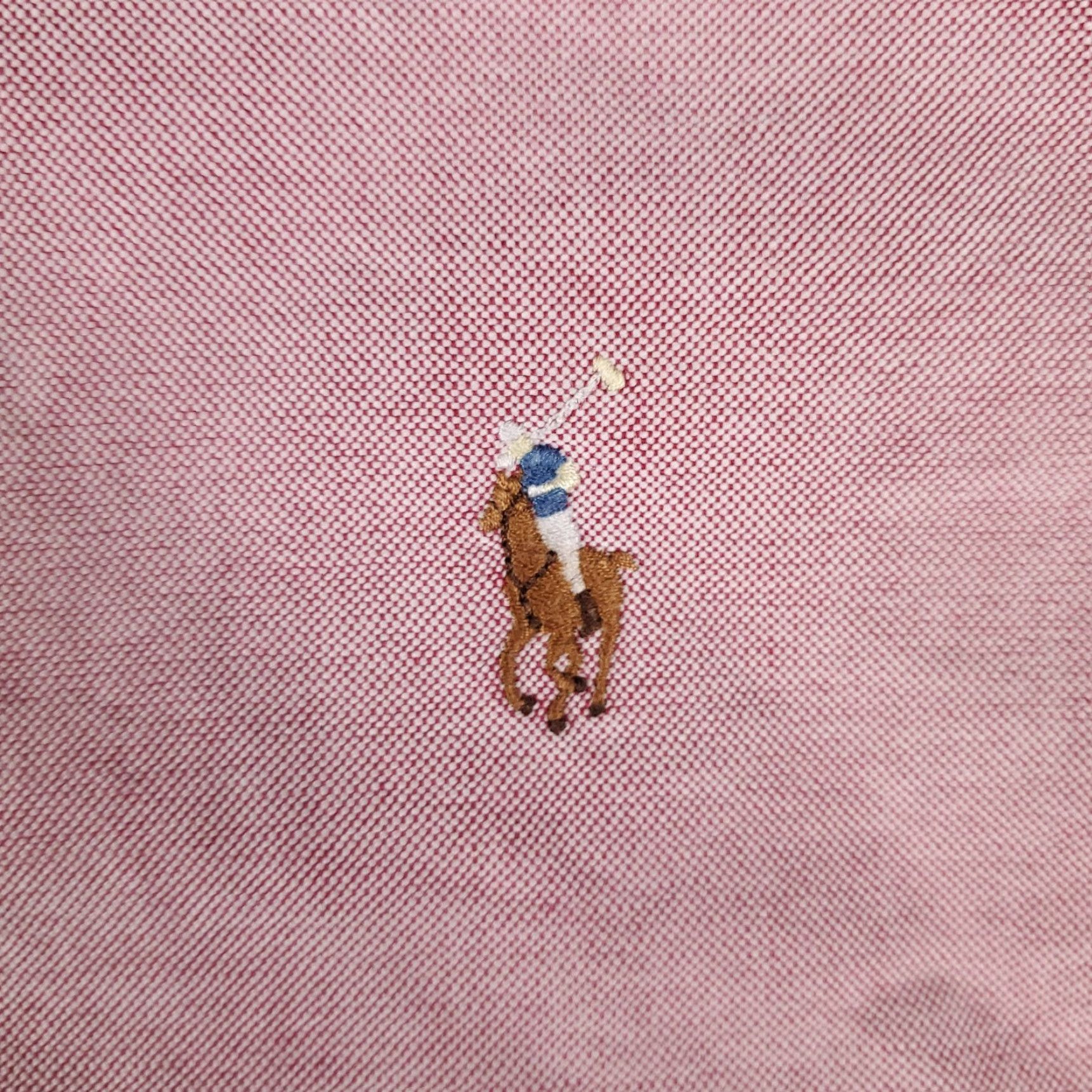 Ralph Lauren Ralph Lauren Shirt Mens 16 Red Custom Fit Dress Button Up Long Sleeve Size 42R - 2 Thumbnail