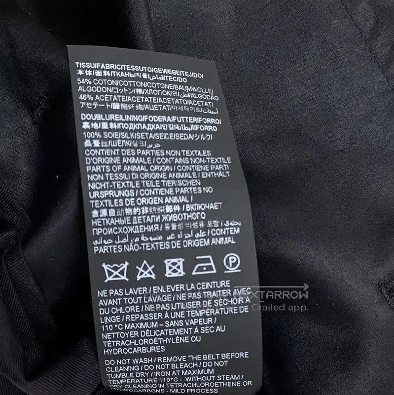 Yves Saint Laurent YSL Black Cotton Women's Jacket Size XXS . Size XXS / US 00 / IT 34 - 7 Thumbnail