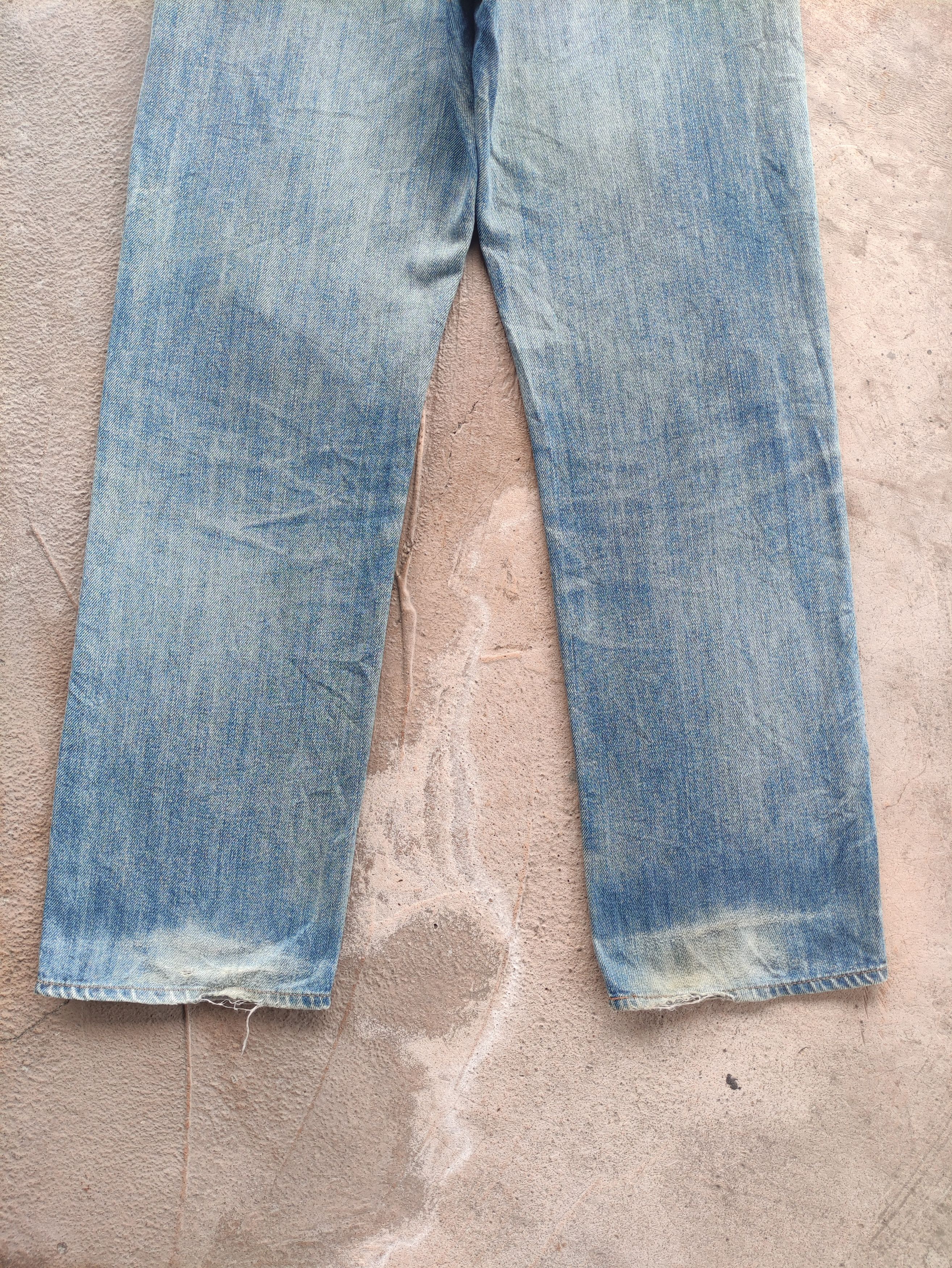 GU Vintage GU Jean Distressed Faded Denim Pants Size US 32 / EU 48 - 10 Thumbnail