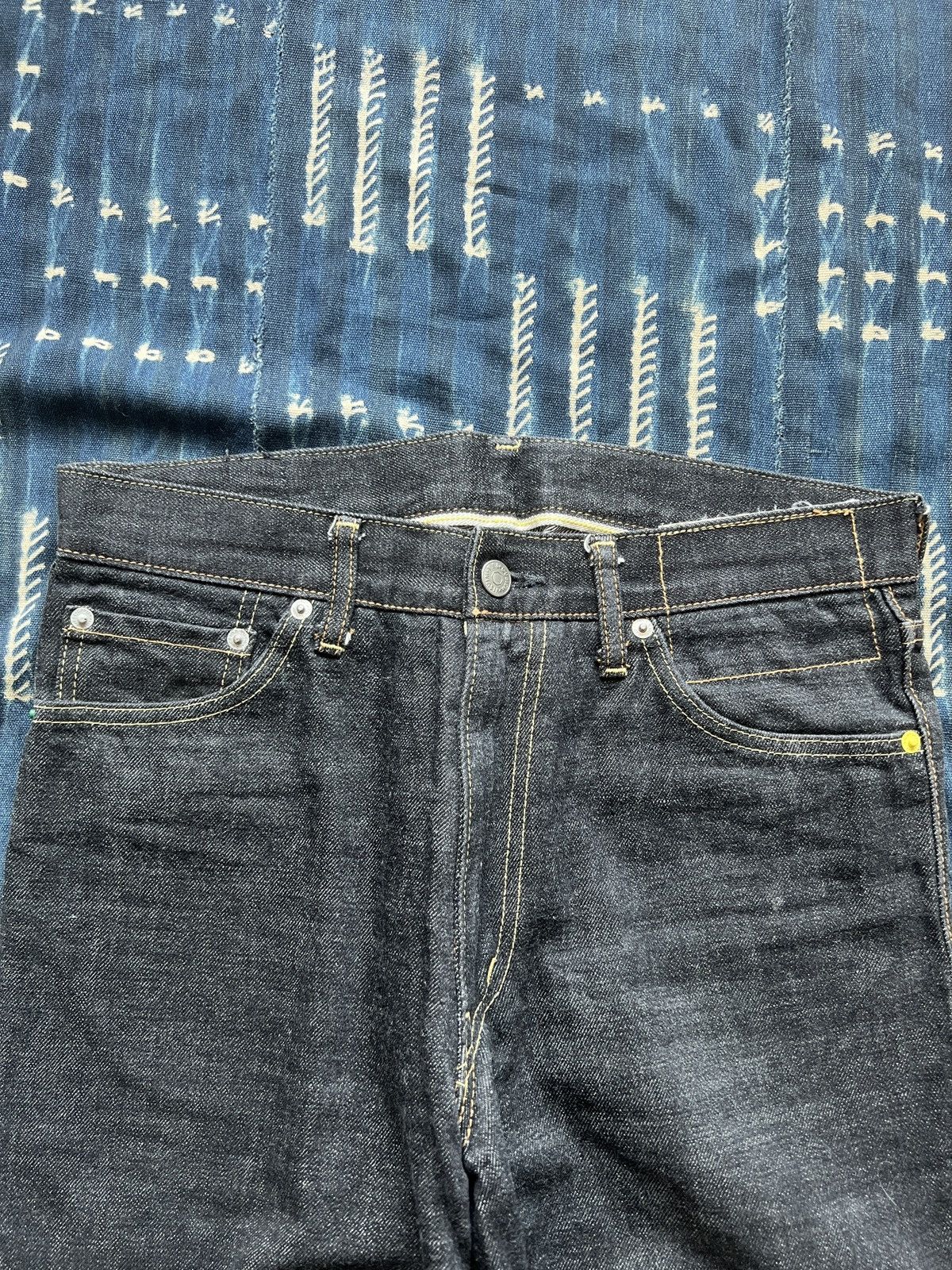 Visvim Visvim Archive FLUXUS Serge De Nimes Black Jeans Size US 32 / EU 48 - 3 Thumbnail