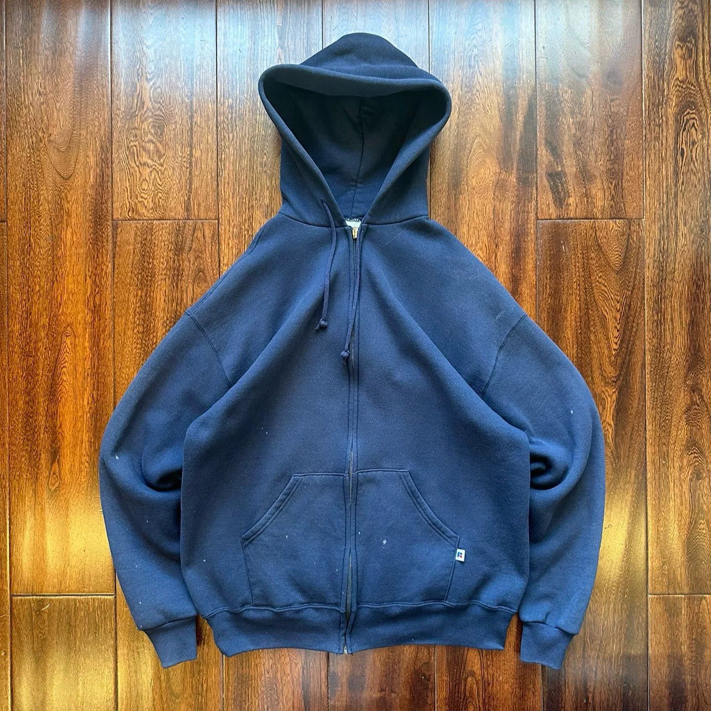 Vintage Russell Vintage Faded Zip Hoodie Size US M / EU 48-50 / 2 - 1 Thumbnail