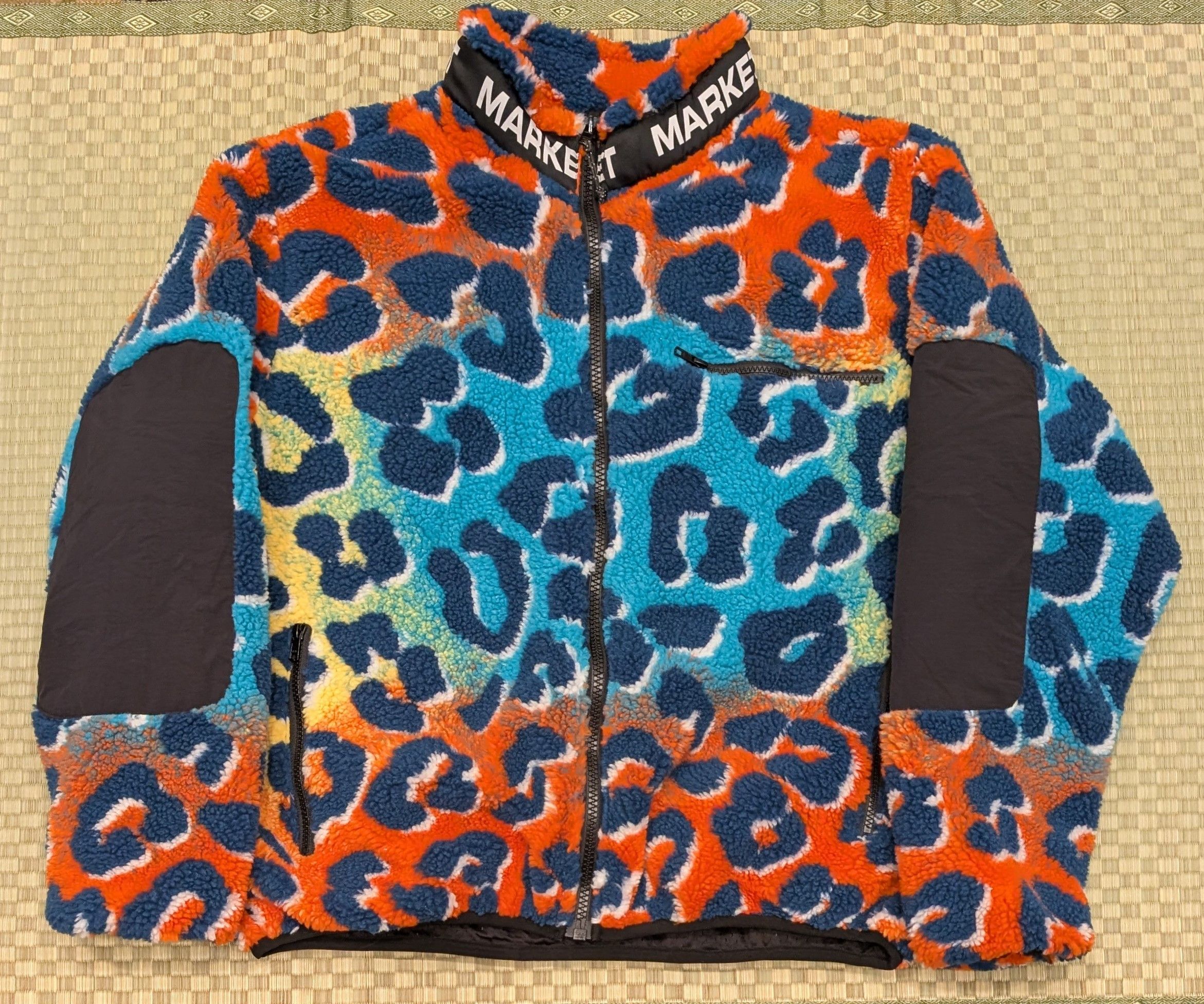 Market Market Animal Print Sherpa Fleece Jacket Multicolor Size US L / EU 52-54 / 3 - 1 Thumbnail