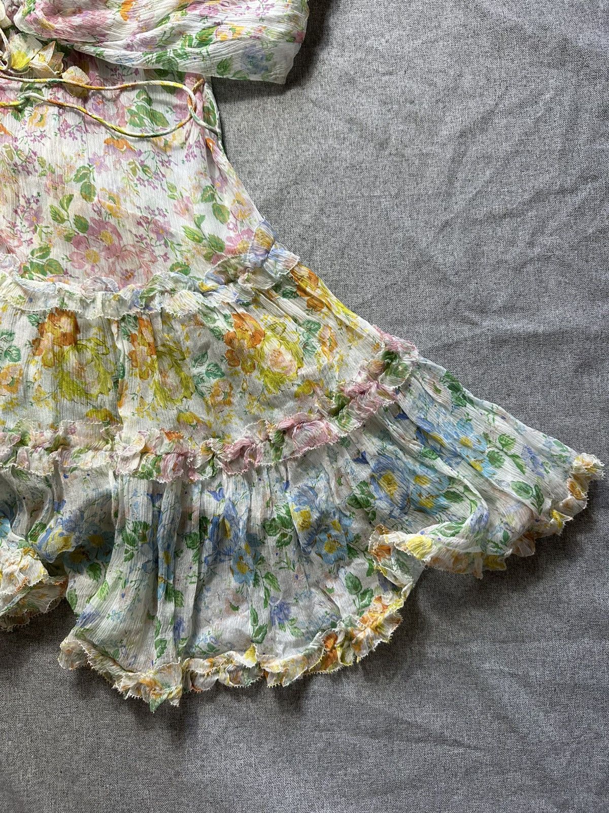 Zimmermann Zimmermann Silk Multi color Floral Dress Size S / US 4 / IT 40 - 14 Thumbnail