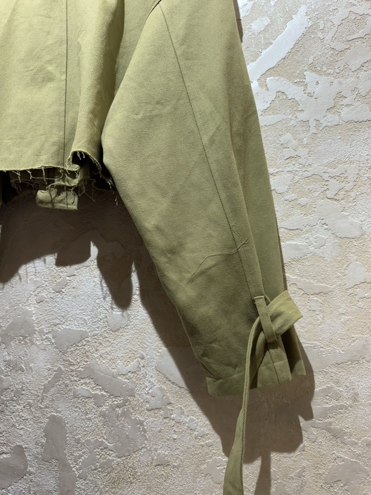 Designer MNML Distressed Cardigan M65 Jacket Olive Size L Size US L / EU 52-54 / 3 - 10 Thumbnail