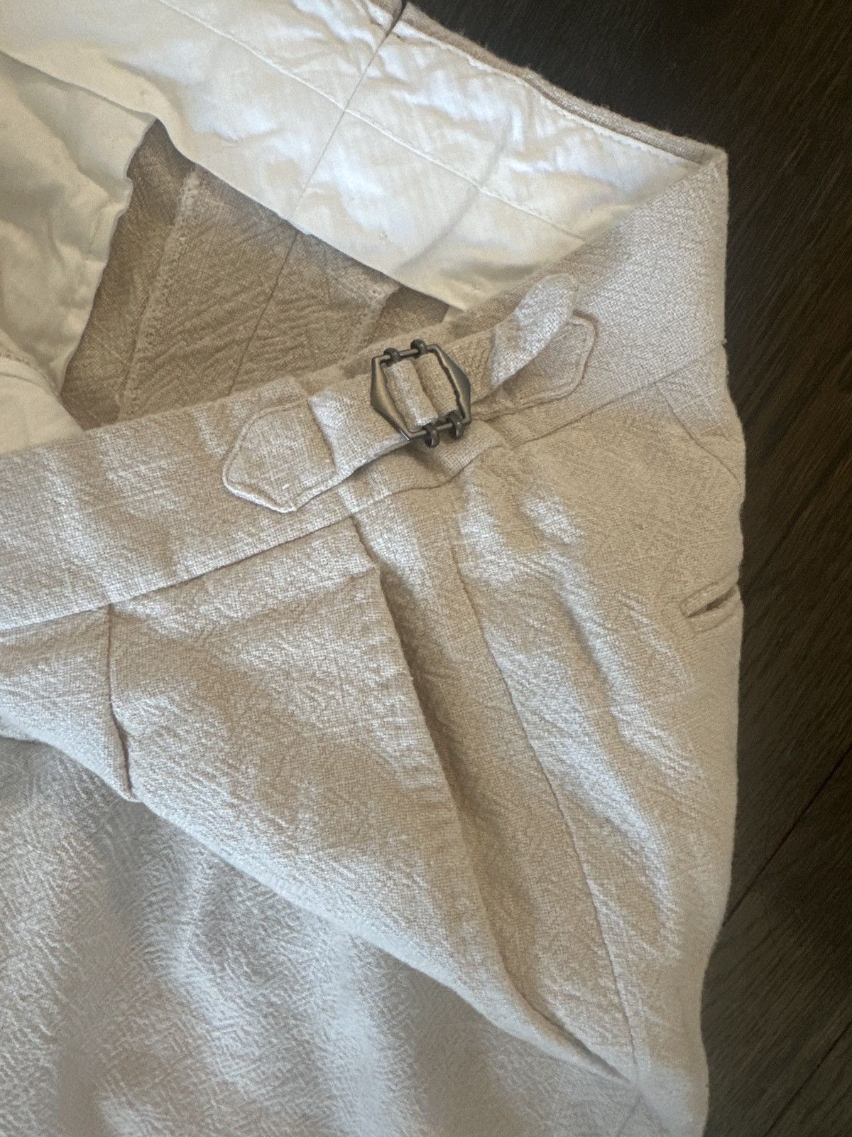 Vintage Linen Oscar Trousers Size US 32 / EU 48 - 3 Thumbnail