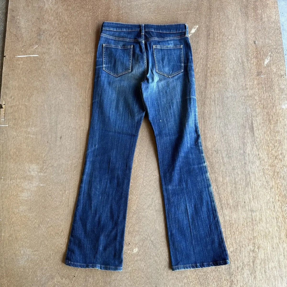 Beauty Beast FLARE/BOOTCUT🔥JAPANESE BRAND UNIQLO JEANS FADED DENIM PANTS Size US 28 / EU 44 - 9 Thumbnail