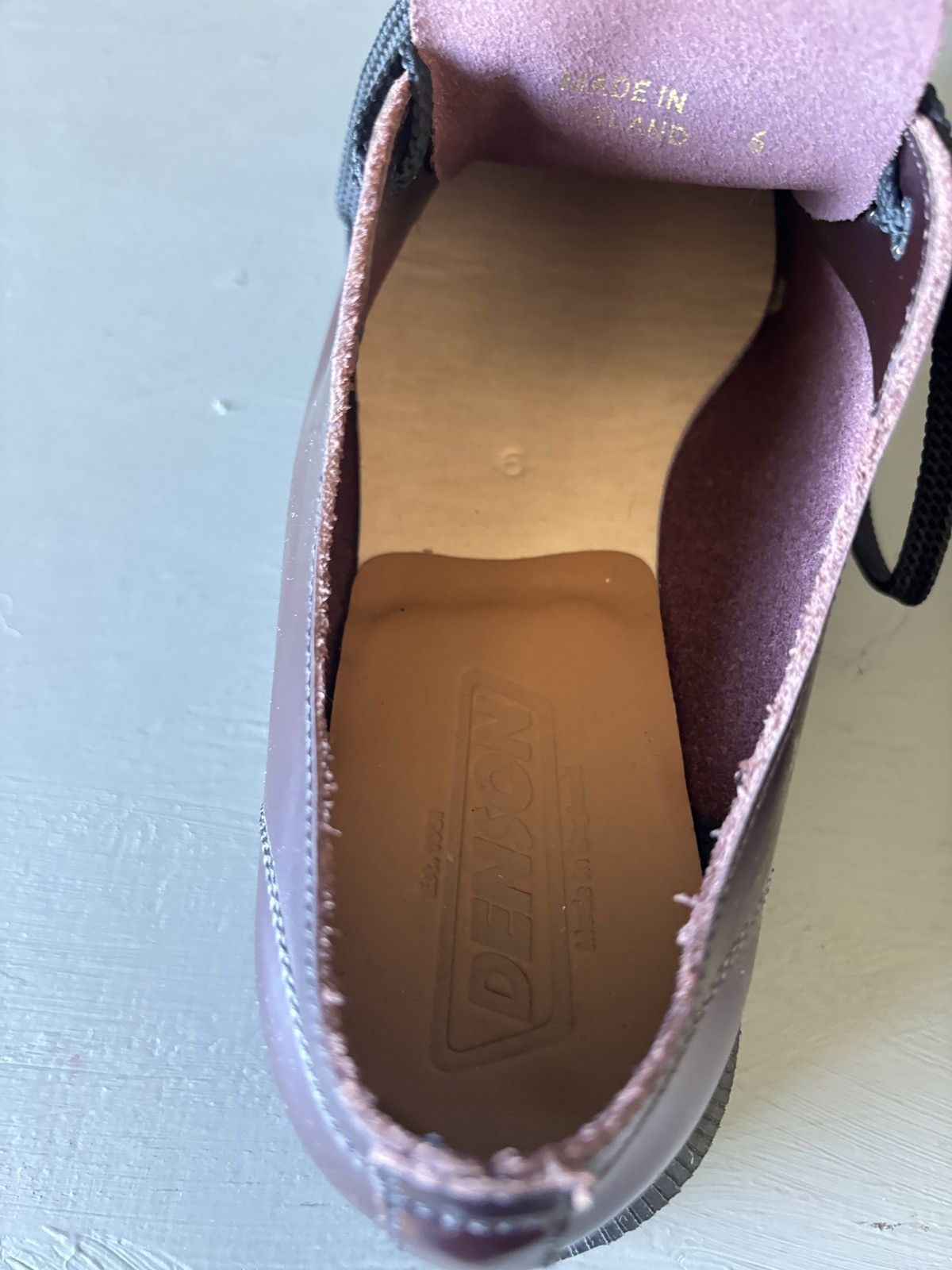 Other Denson Platform Monkey Shoes Men's Burgundy (UK6/US7) Size US 7 / EU 40 - 3 Thumbnail