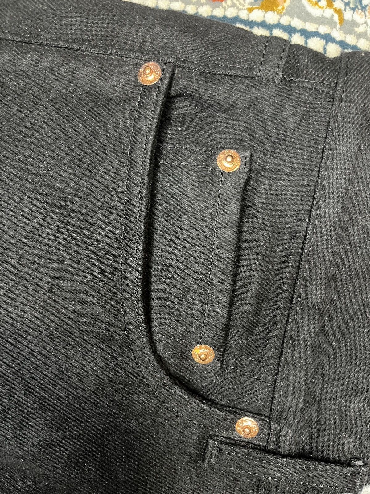 Levi's Rare Black distressed Levi’s 513 straight, bootcut jeans Size US 34 / EU 50 - 12 Thumbnail