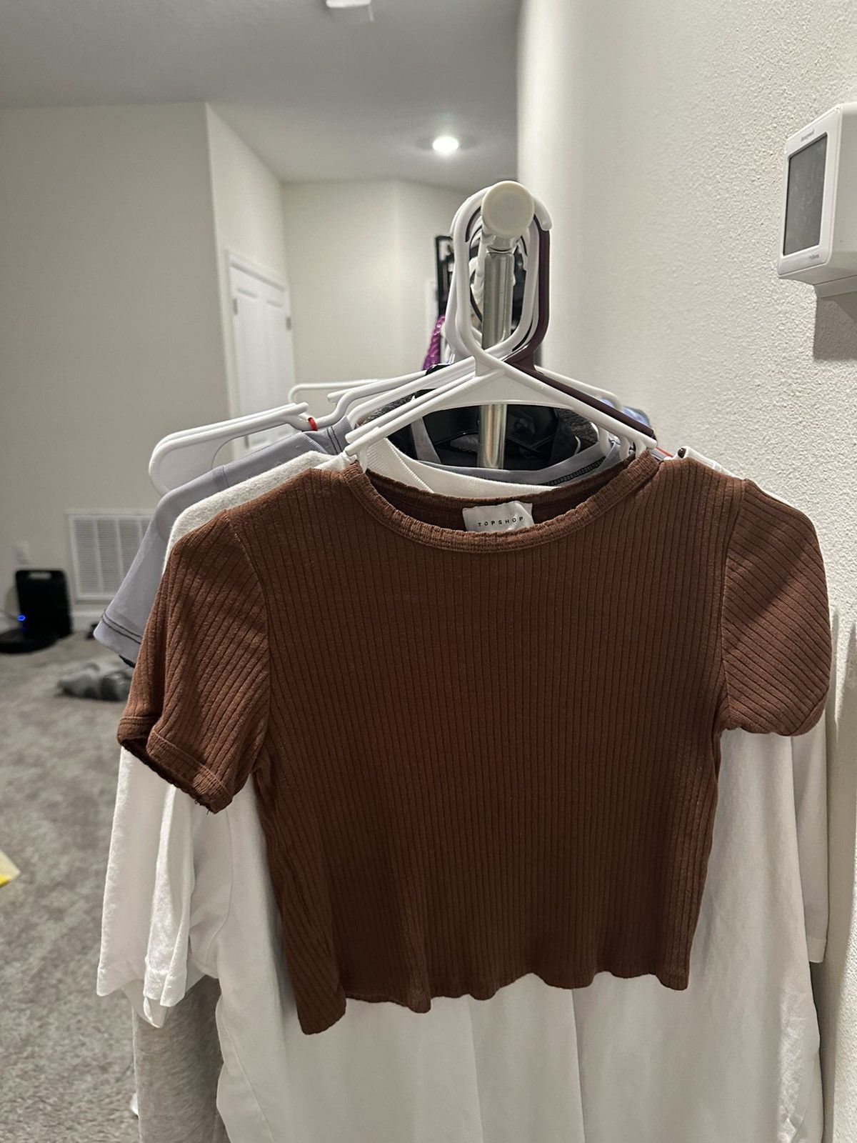 Topshop Topshop Brown Crop Size S / US 4 / IT 40 - 1 Thumbnail
