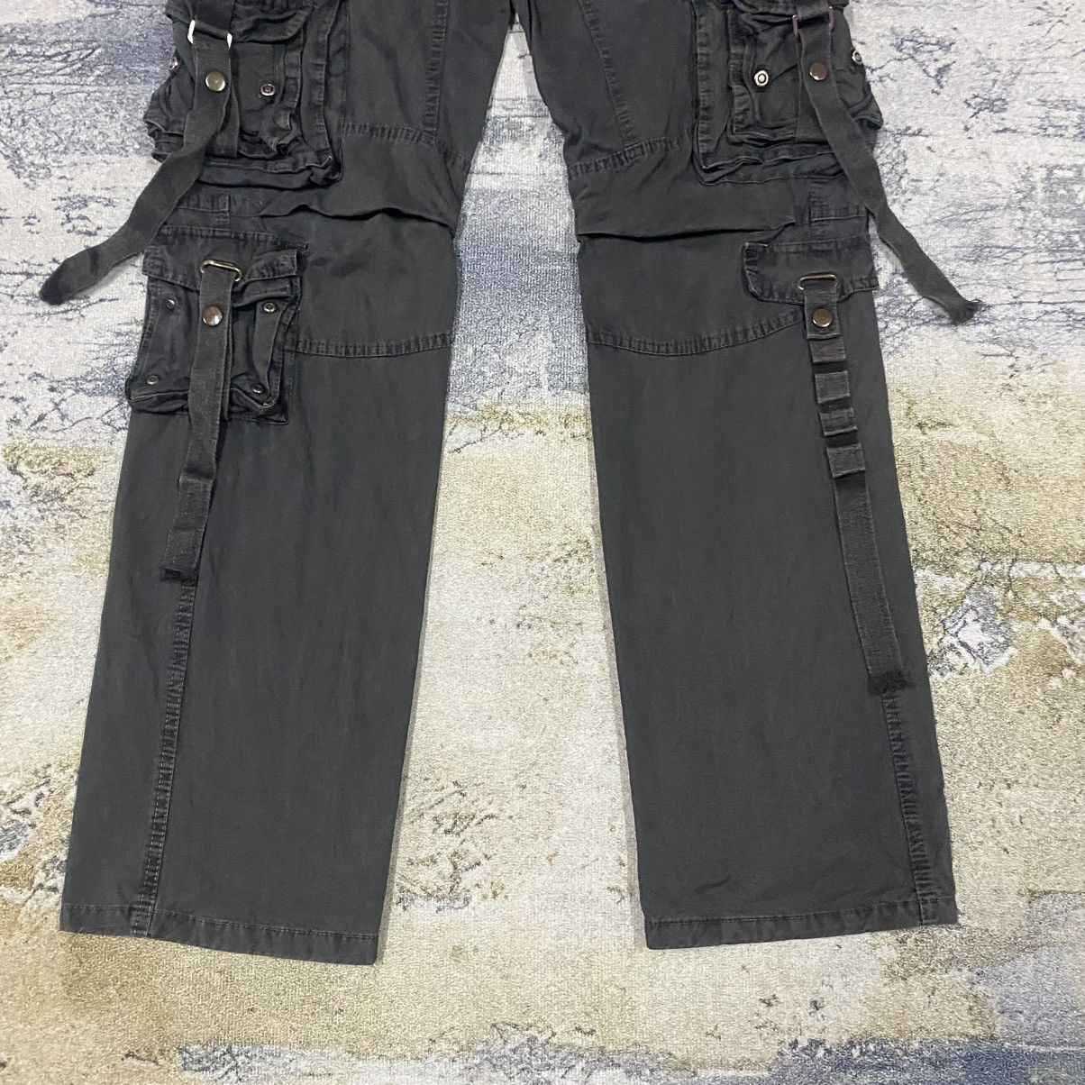 If Six Was Nine × Japanese Brand Vintage Bapai Japanese Faded Punk Parachute Bondage Cargo Size US 31 - 4 Thumbnail