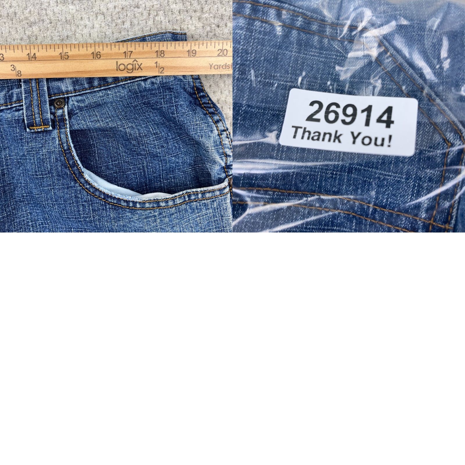 Vintage Vintage US Polo Assn Shorts Men 38 Bermuda Denim Blue 90s Grunge Hip Hop Hipster Rockabilly Classic 5-Pocket Relaxed Baggy Casual Travel Workwear Mens Size US M / EU 48-50 / 2 - 9 Thumbnail