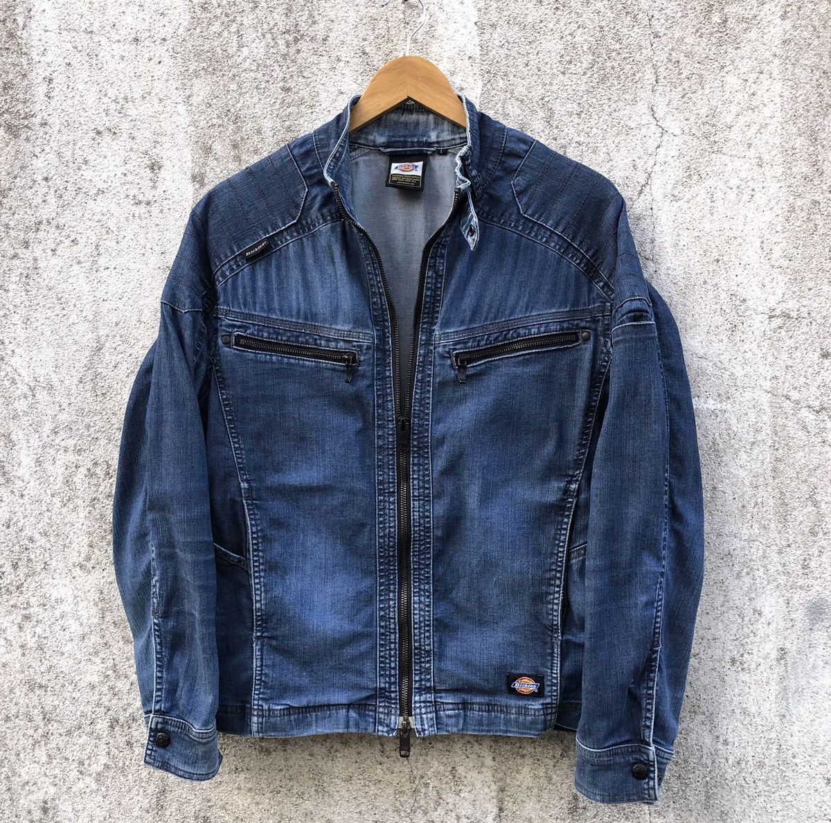 Dickies Dickies Stretch Silky Denim Work / Bikers Jacket Size US L / EU 52-54 / 3 - 1 Thumbnail