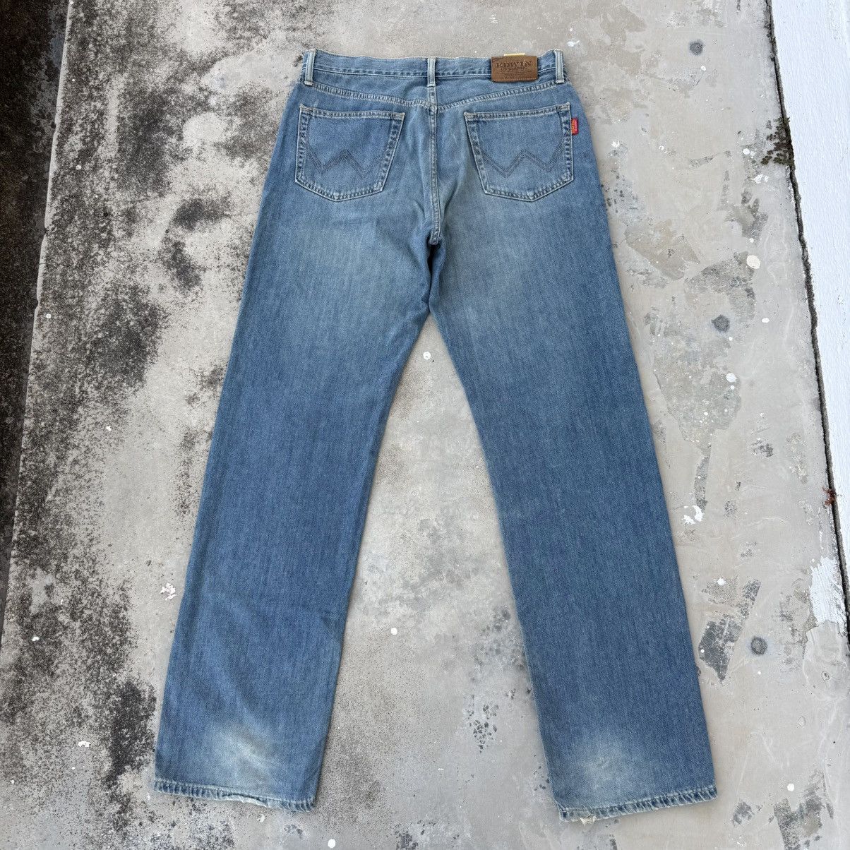 Edwin Vintage Edwin Faded Blue Denim Jean Pants W35 Size US 35 - 10 Thumbnail