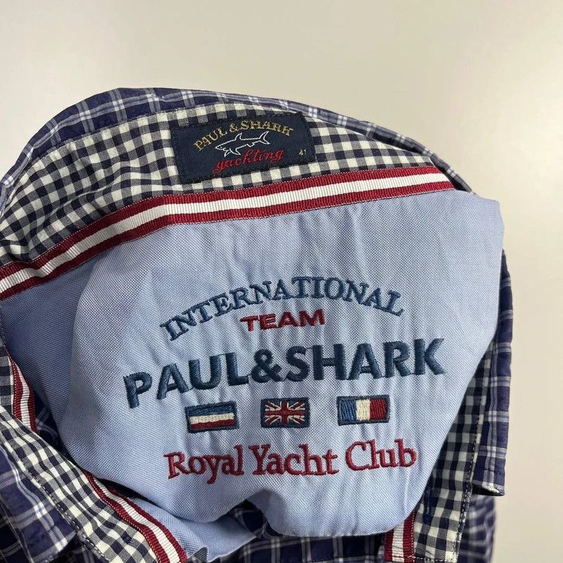 Paul & Shark Paul And Shark Yachting Check Long Sleeve Shirt Size L Size US L / EU 52-54 / 3 - 4 Thumbnail