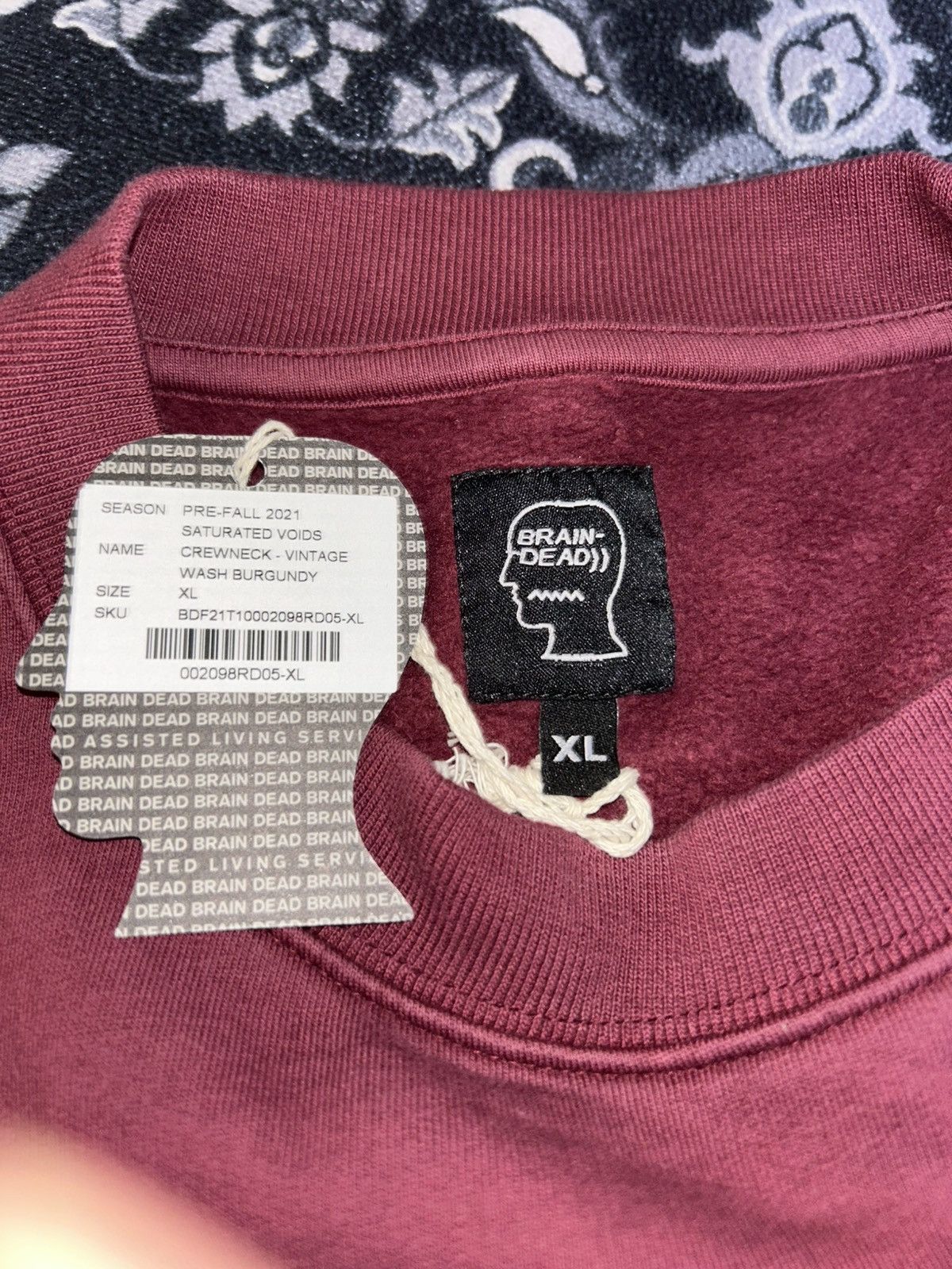 Brain Dead Brain dead saturated voids crewneck Size US XL / EU 56 / 4 - 3 Thumbnail
