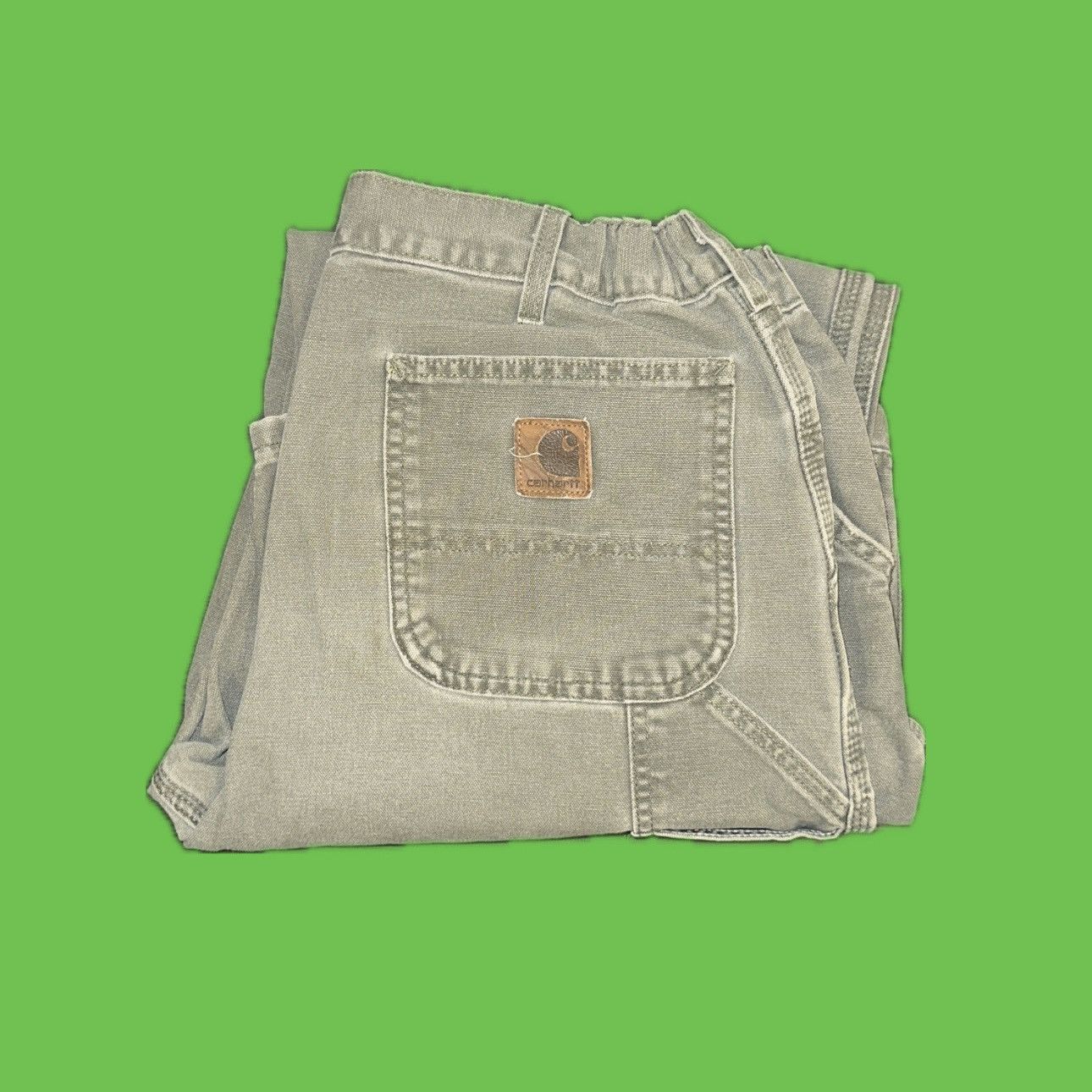 Carhartt Carhartt Carpenter Jean Green Size US 34 / EU 50 - 2 Thumbnail