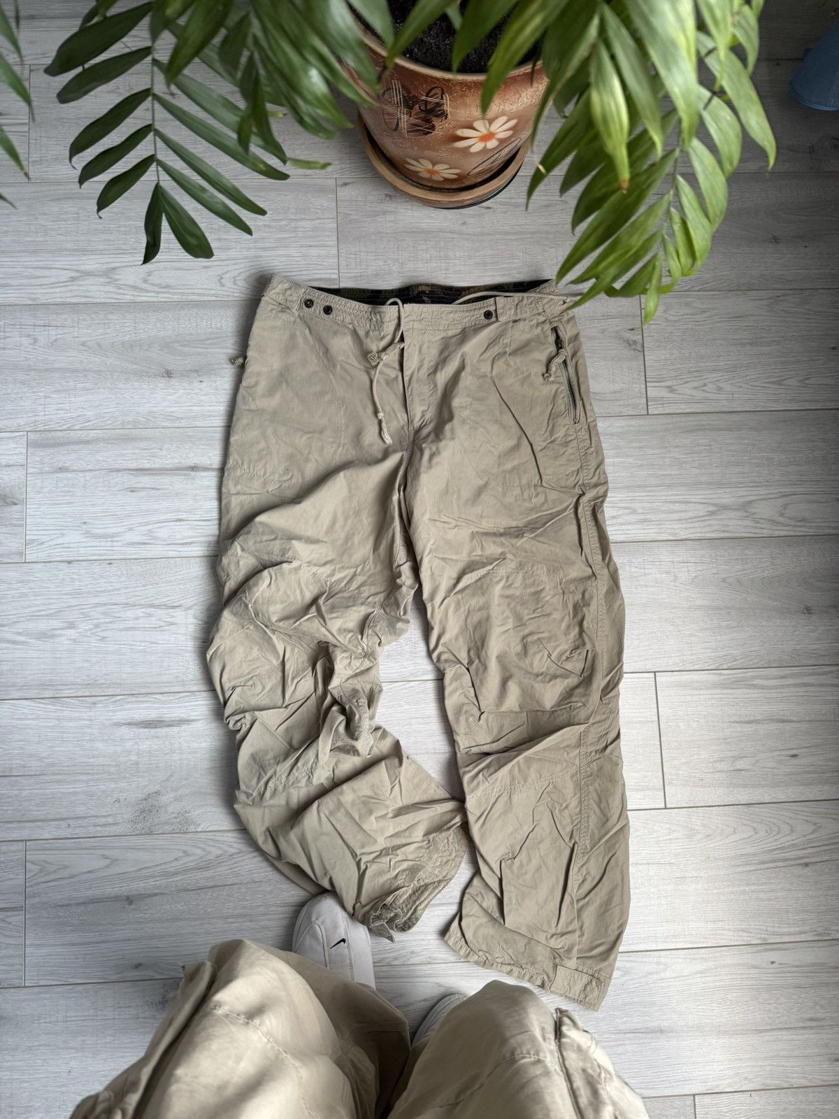 Japanese Brand × Vintage Vintage cargo baggy pants parachute pants hype Y2K military Size US 34 / EU 50 - 1 Thumbnail