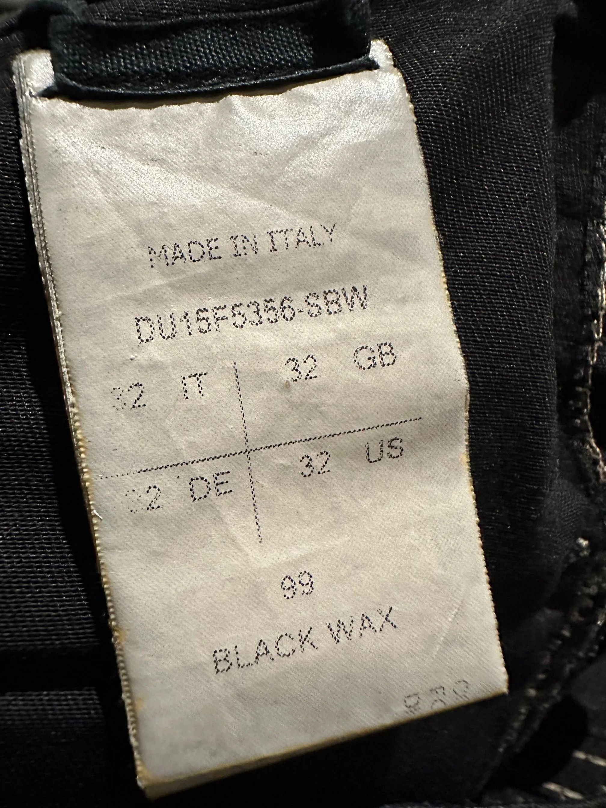 Rick Owens Drkshdw Rick Owens DRKSHDW Waxed Memphis Moto Pants (DU15F5356-SBW) Size US 32 / EU 48 - 7 Thumbnail