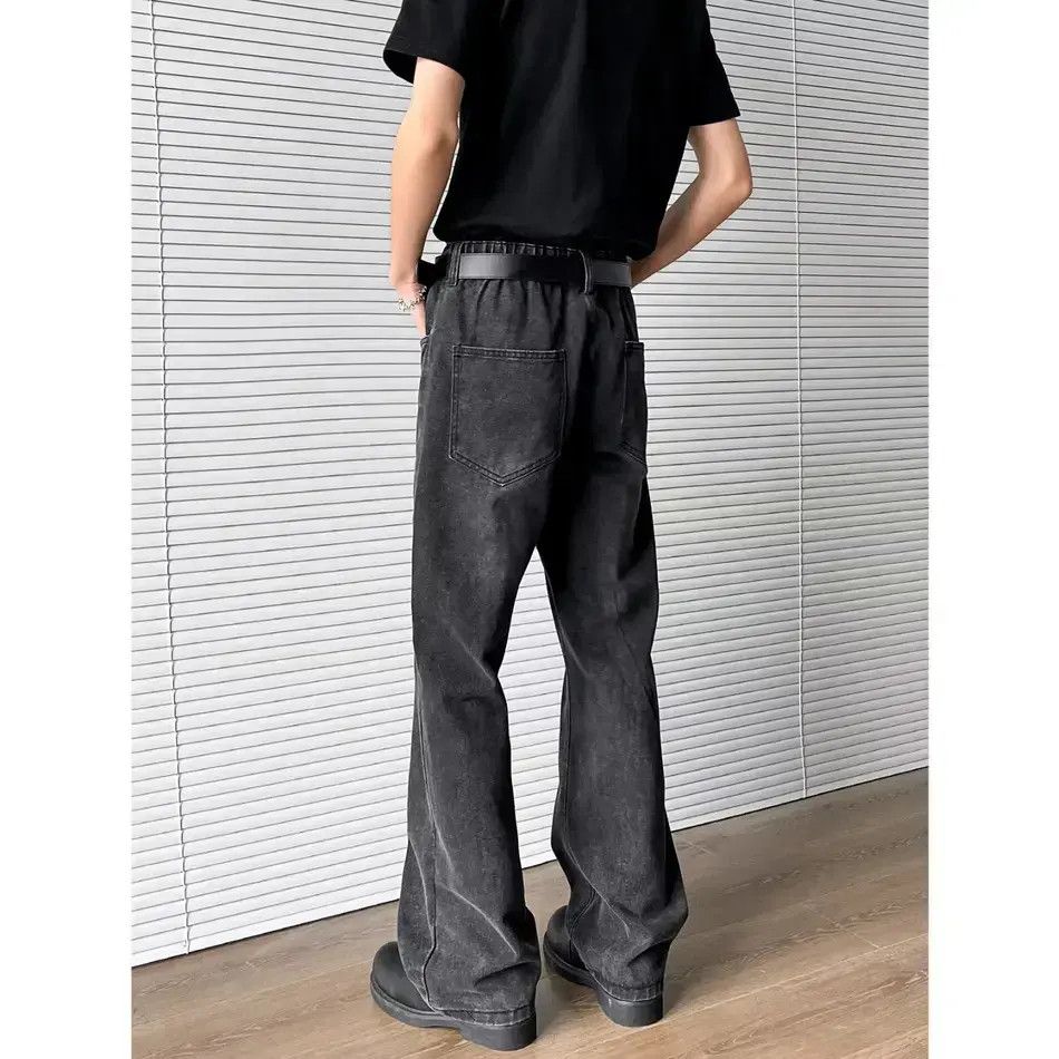 Japanese Brand Retro loose casual micro flared jeans Size US 30 / EU 46 - 3 Thumbnail