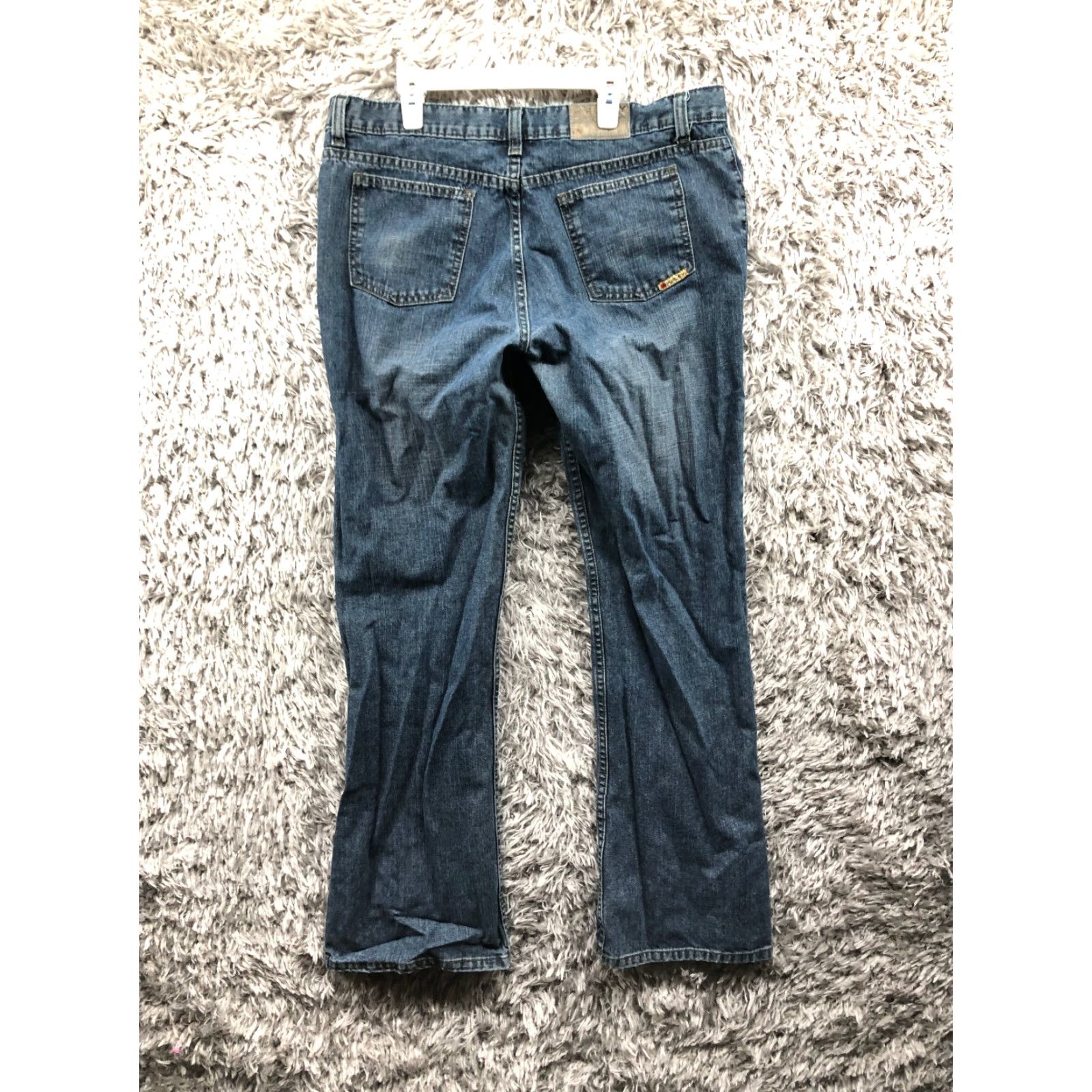 Hurley Hurley Jeans Size 11 Womens Mid Rise Dark Wash Blue Denim Bootcut Women's Regular Fit 34 in waist 31 in inseam Jeans Size 32" / US 10 / IT 46 - 5 Thumbnail