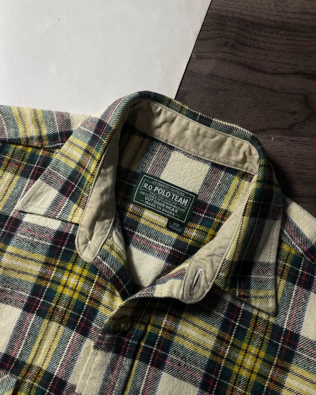 Polo Ralph Lauren Heavy Flannel Shirt R.Q POLO TEAM Size M fit XL Size US XL / EU 56 / 4 - 5 Thumbnail