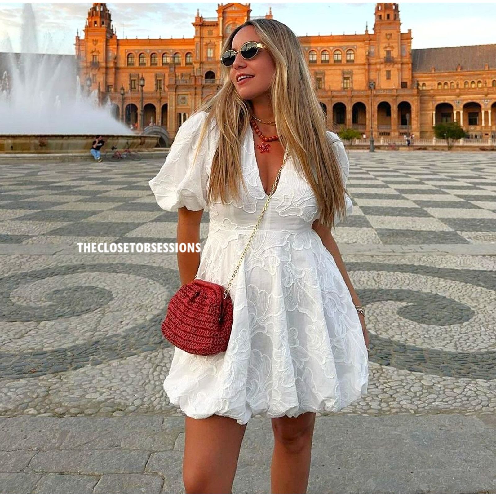Zara RARE!!! ZARA BLOGGER FAVE!!! Balloon Hem Mini Dress NWT Size L / US 10 / IT 46 - 11 Thumbnail