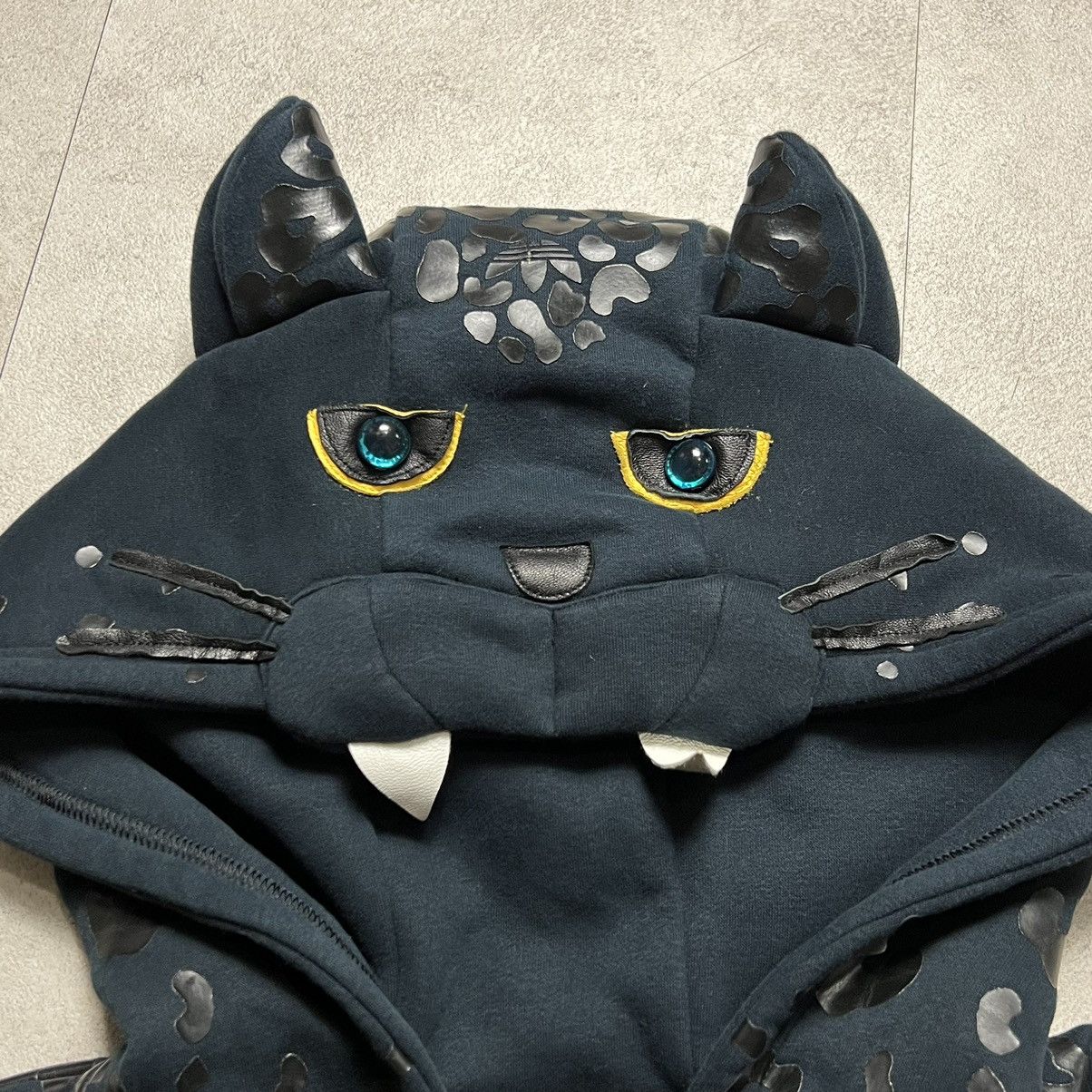 Adidas × Jeremy Scott Adidas Jeremy Scott Leopard Cat Zip Hoodie Size US L / EU 52-54 / 3 - 5 Thumbnail