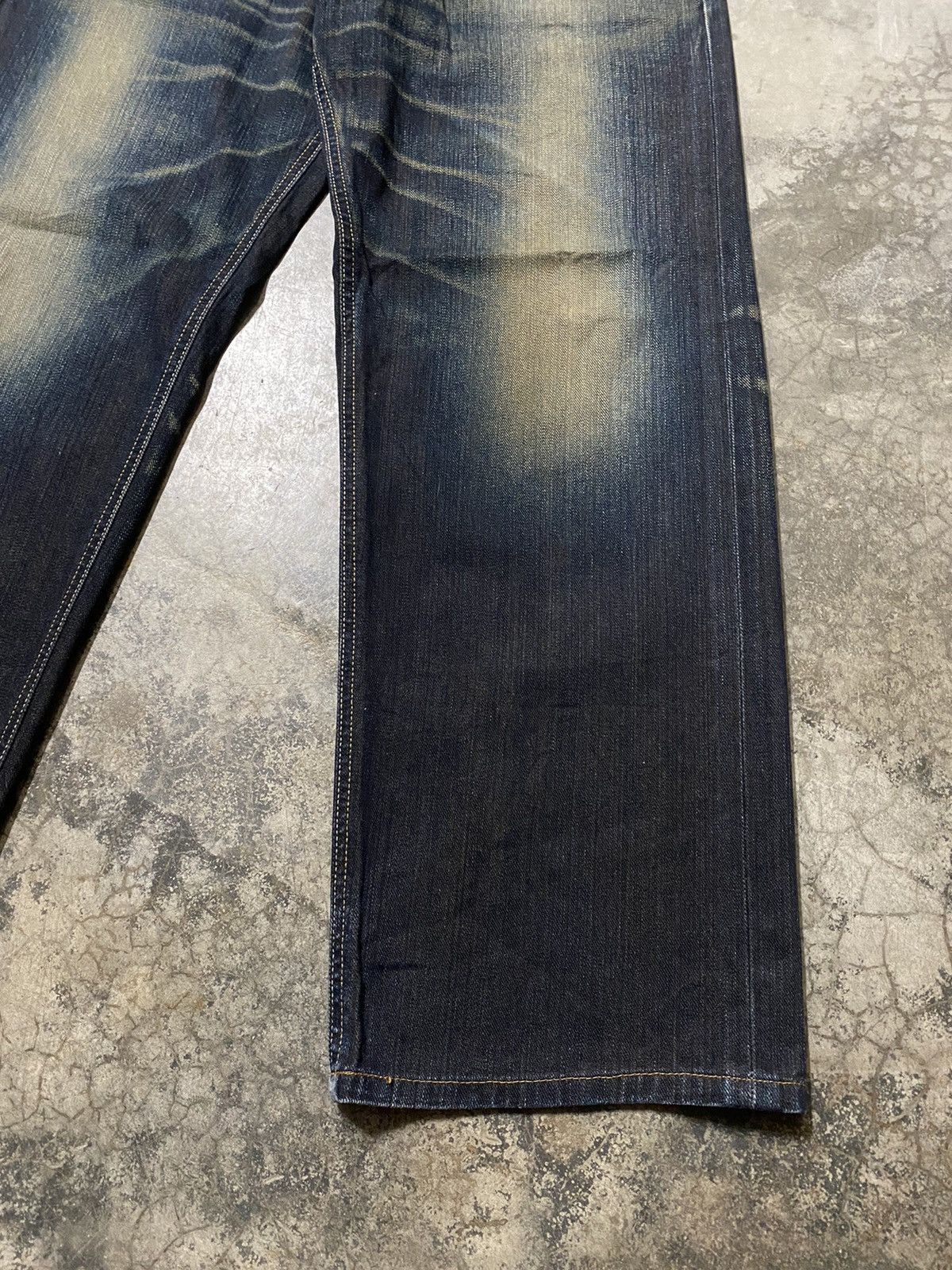 Lee Baggy Jeans Vintage Lee Cowboy Mud Rusty Denim @312 Size US 31 - 11 Thumbnail