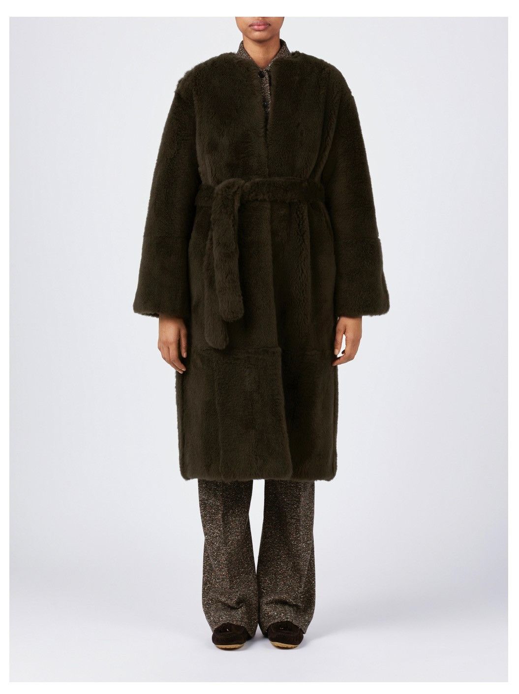 Loro Piana o1srvl11e0526 FAO3718 Keir Coat in Green Size L / US 10 / IT 46 - 5 Thumbnail
