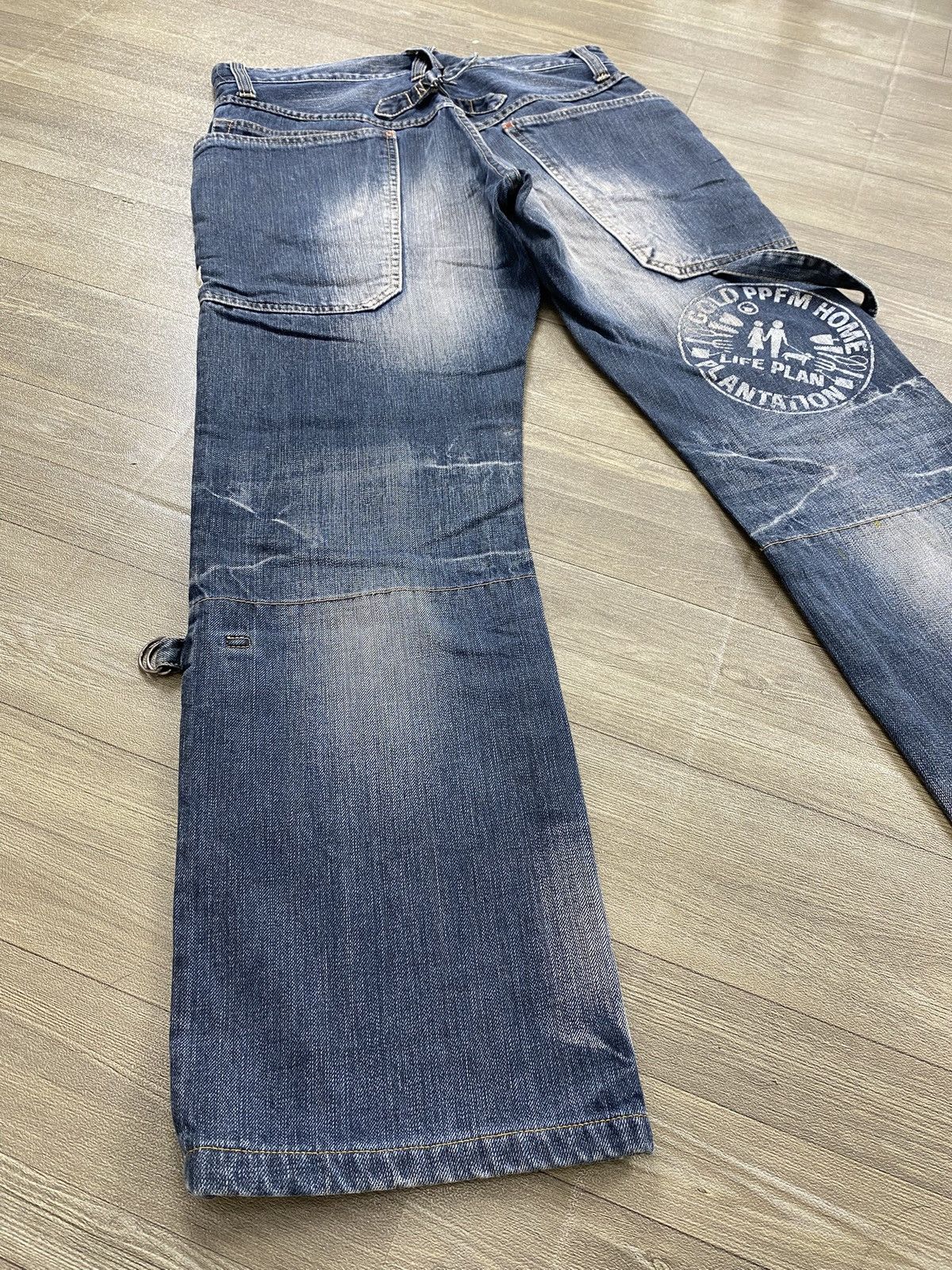 PPFM PPFM Platation Multipocket The Dessert Fox Distressed Jeans Size US 31 - 12 Thumbnail