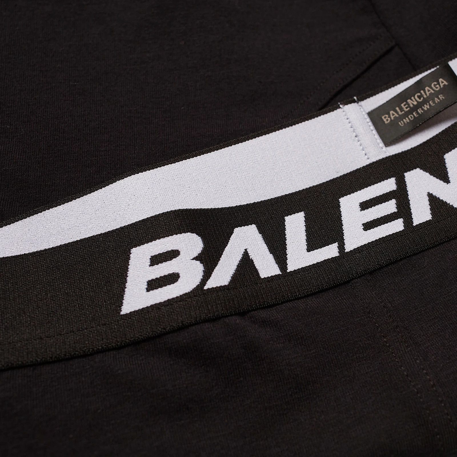 Balenciaga o1tr1nto1125 Size: S / Racer Boxer Briefs in Black Size ONE SIZE - 2 Thumbnail
