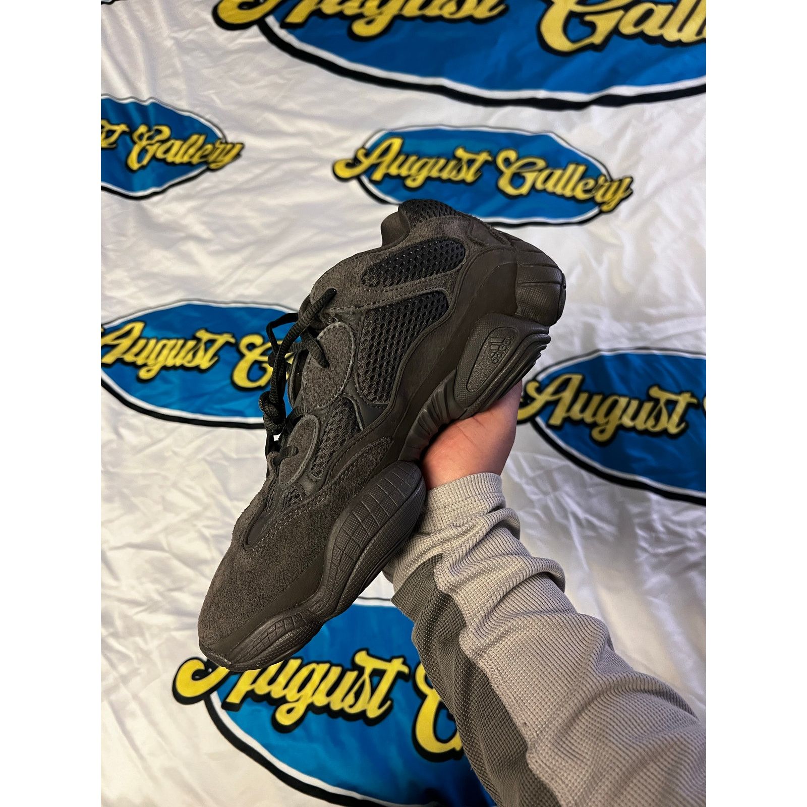 Adidas Adidas Yeezy 500 Utility Black Size US 9.5 / EU 42-43 - 4 Thumbnail