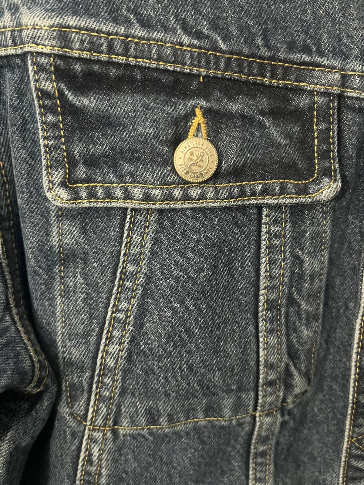 Aime Leon Dore Aime Leon Dore Denim Trucker Jacket Wash Blue Small ALD Size US S / EU 44-46 / 1 - 3 Thumbnail