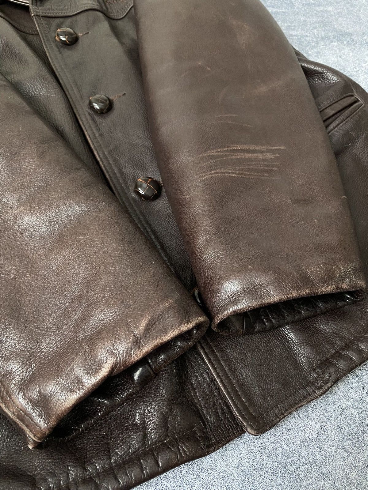 Avirex × Schott Vintage Schott Leather Motorcycle Jacket Size US L / EU 52-54 / 3 - 20 Thumbnail