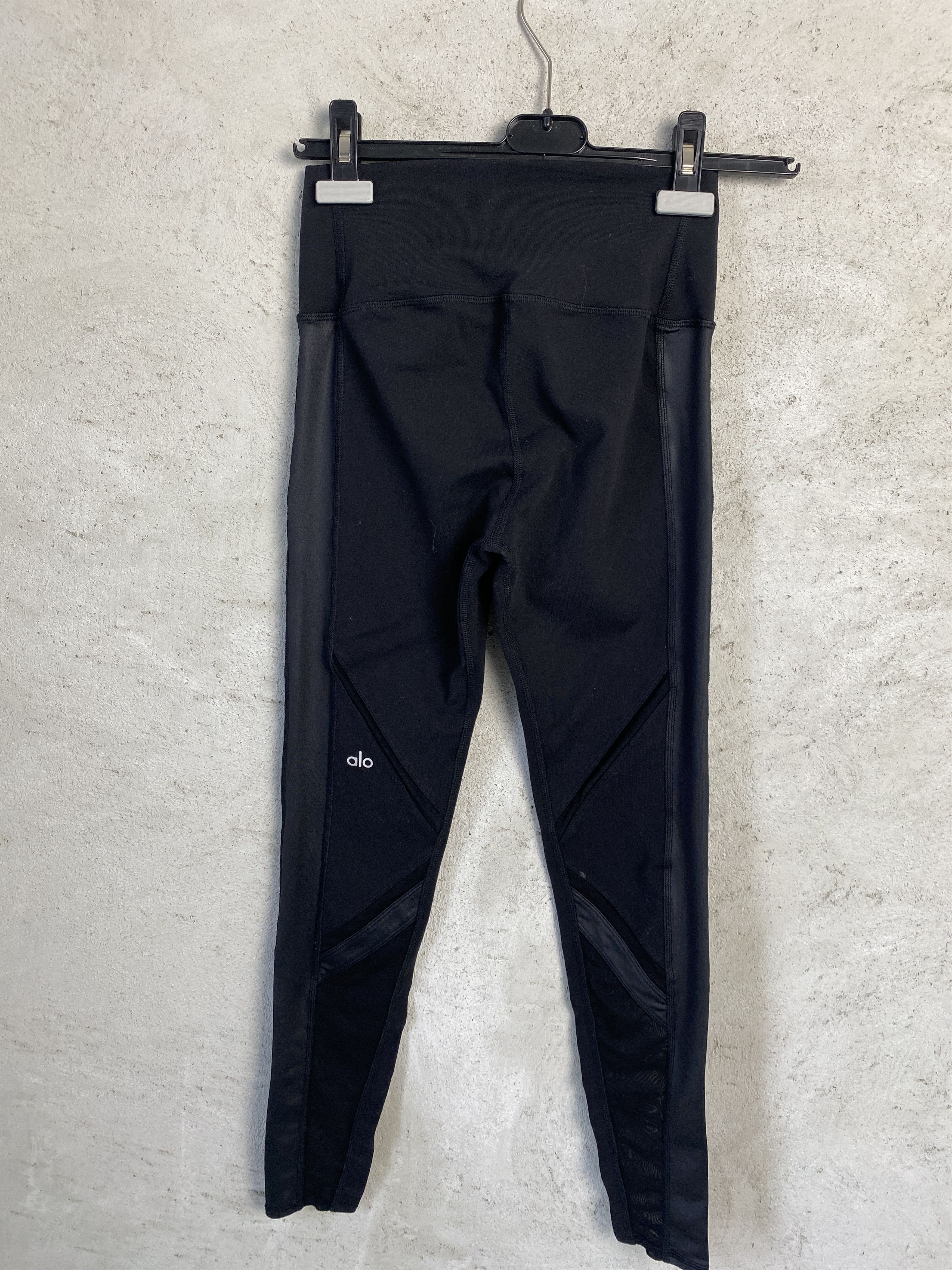 Alo Alo leggings diagonal net stripes sport Size 24" / US 00 / IT 34 - 1 Thumbnail