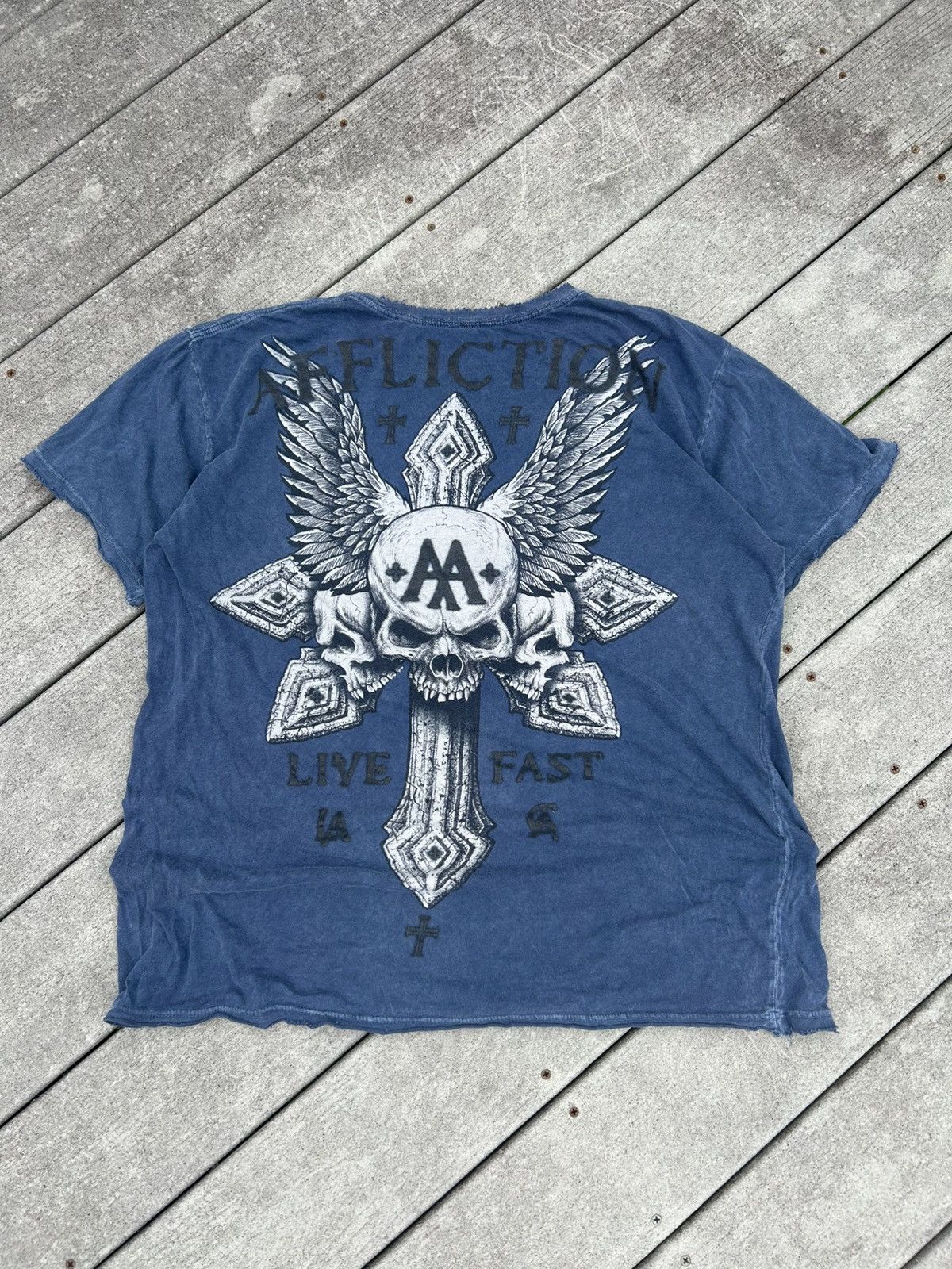 Affliction Y2K Affliction shirt Size US XL / EU 56 / 4 - 1 Thumbnail