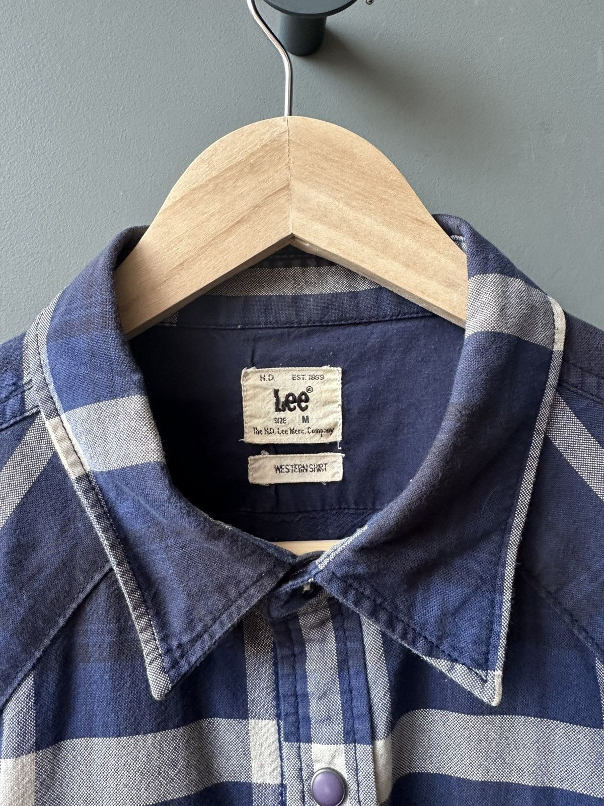 Lee Men's Lee Check Western Shirt Size M Size US M / EU 48-50 / 2 - 3 Thumbnail