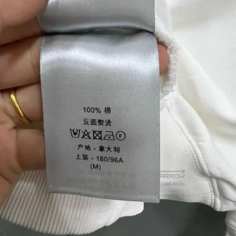 Dior Dior Logo White Cropped Sweatshirt for Women . Size M / US 6-8 / IT 42-44 - 5 Thumbnail