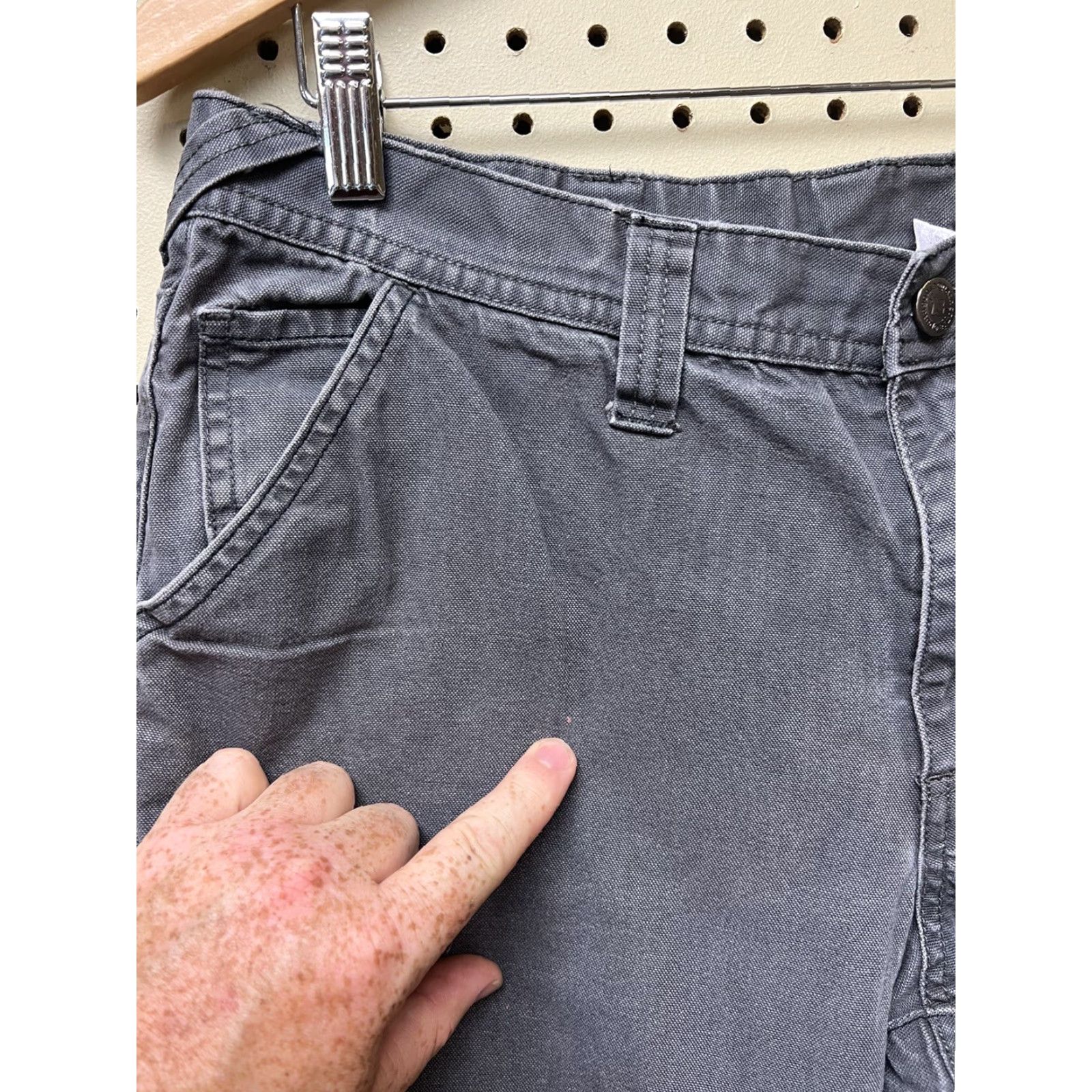 Patagonia Patagonia Womens Workwear Shop Duck Canvas Work Pant 12 Gray Size 34" / US 12 / IT 48 - 6 Thumbnail