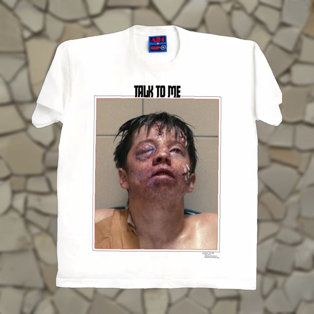 A24 × Online Ceramics Talk To Me Tシャツ M Online Ceramics A24 Talk to Me The Devil's Playground Pink T