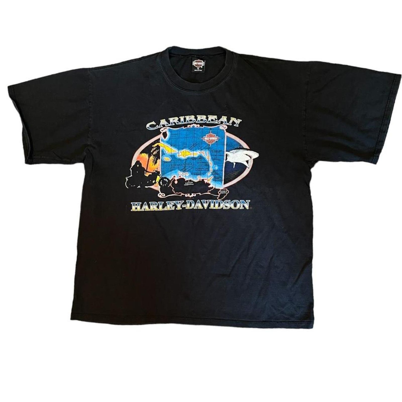 Harley Davidson Vintage Harley Davidson Caribbean T-Shirt Size US XL / EU 56 / 4 - 1 Thumbnail