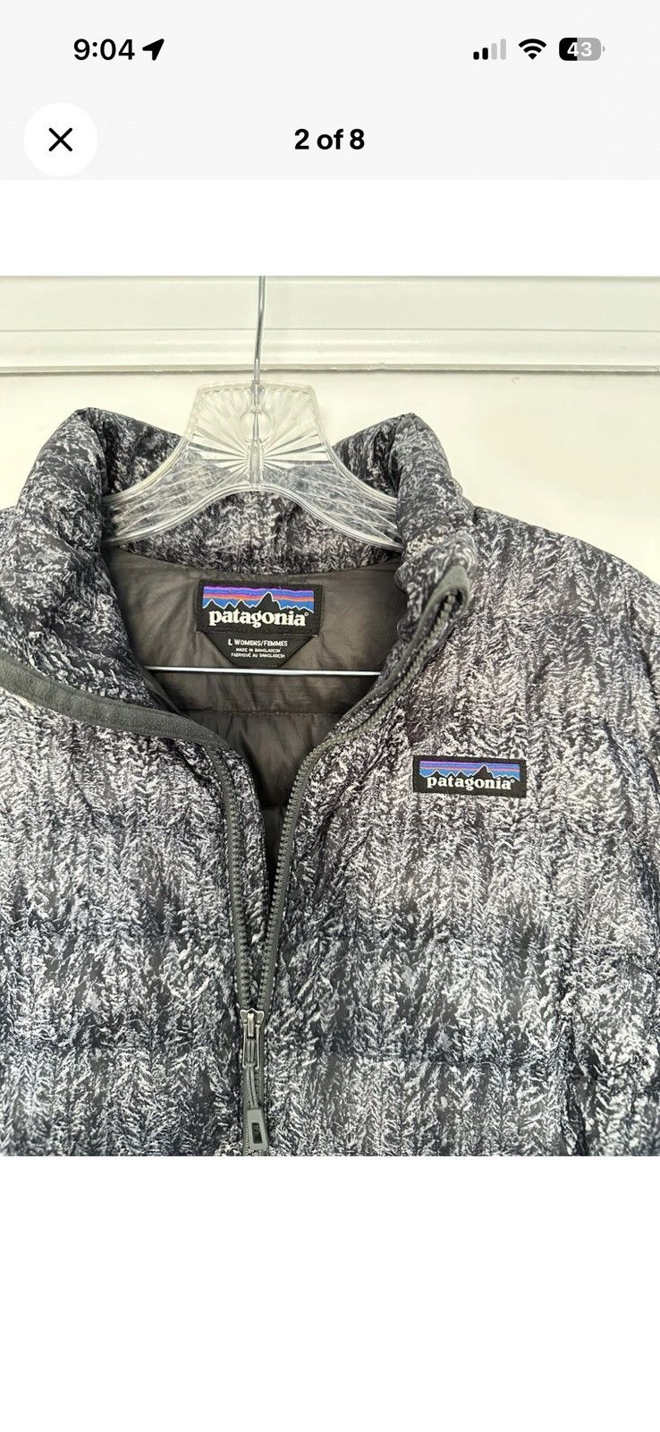 Patagonia Patagonia Women’s Down Puffer Jacket Terrain Green Size L Size L / US 10 / IT 46 - 2 Thumbnail