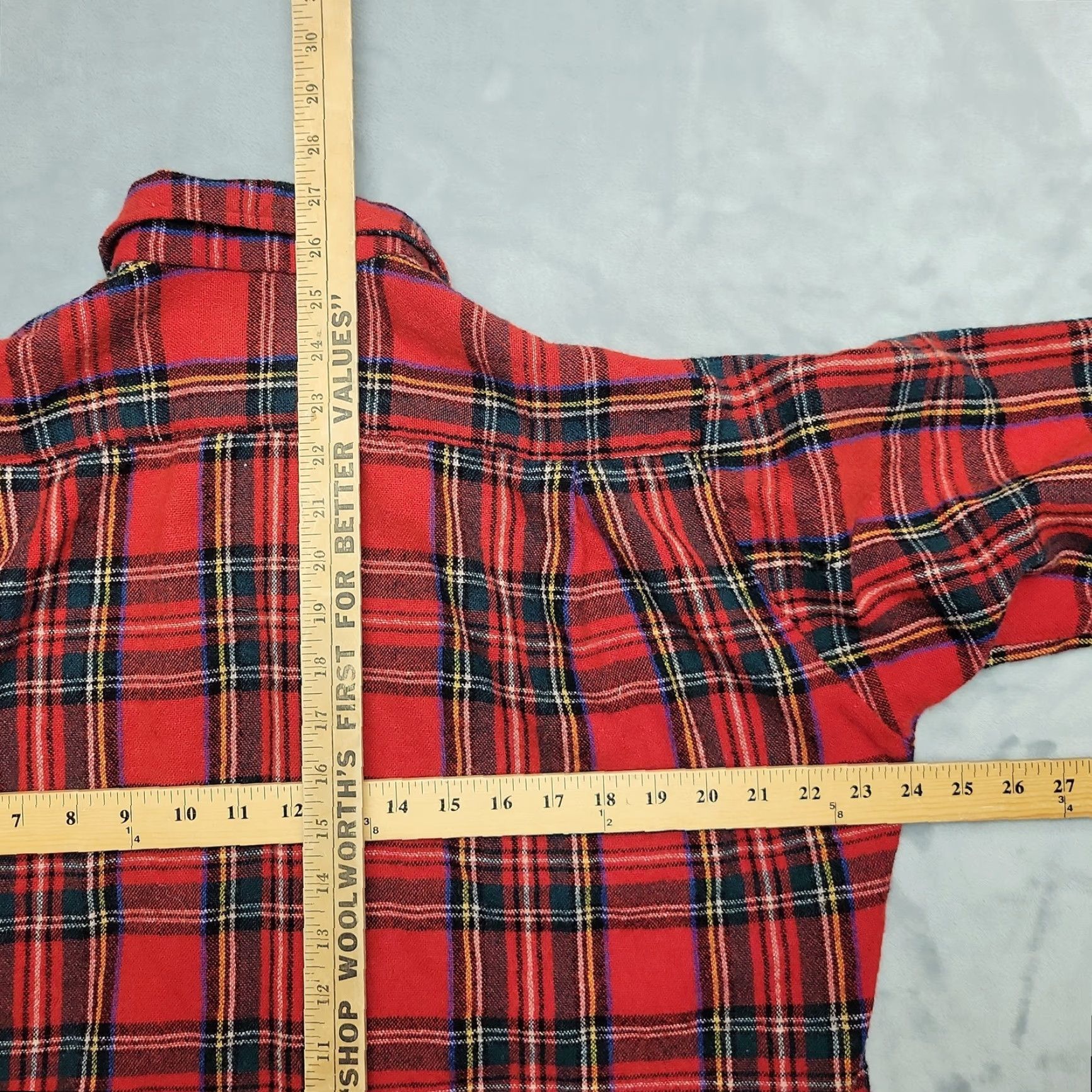 Vintage VINTAGE Congress Shirt Mens Large Red Plaid Wool Blend Tartan Outdoor Casual Button-Up Size US L / EU 52-54 / 3 - 5 Thumbnail