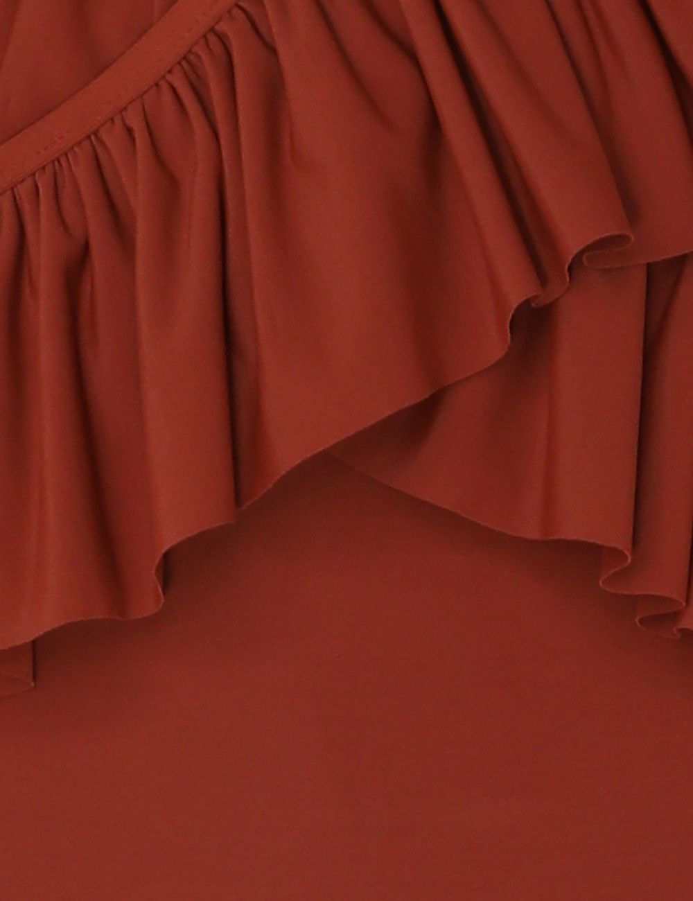 Zimmermann oc11z0725 Alight Gather Frill Bodysuit in Red Size L / US 10 / IT 46 - 3 Thumbnail