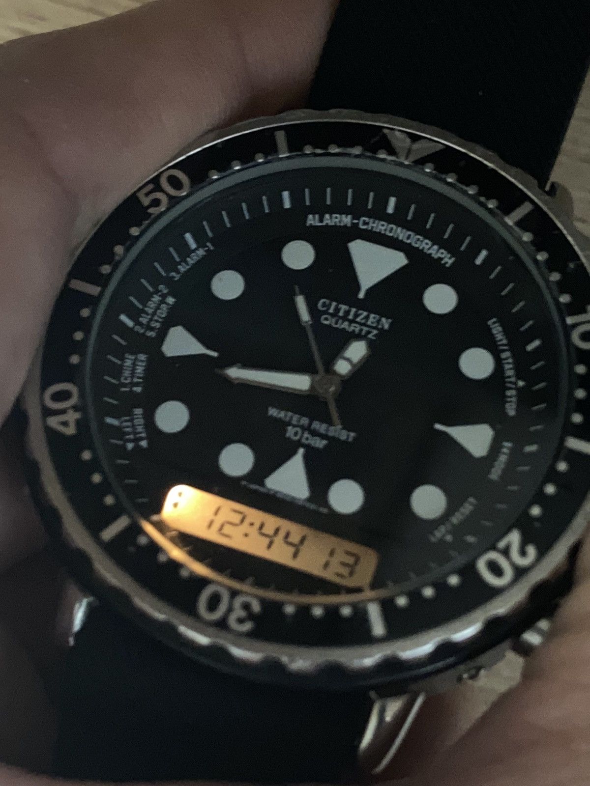 Citizen × Vintage Rare Vintage CITIZEN Diver Analog/Digital Quartz Men’s Watch Size ONE SIZE - 8 Thumbnail