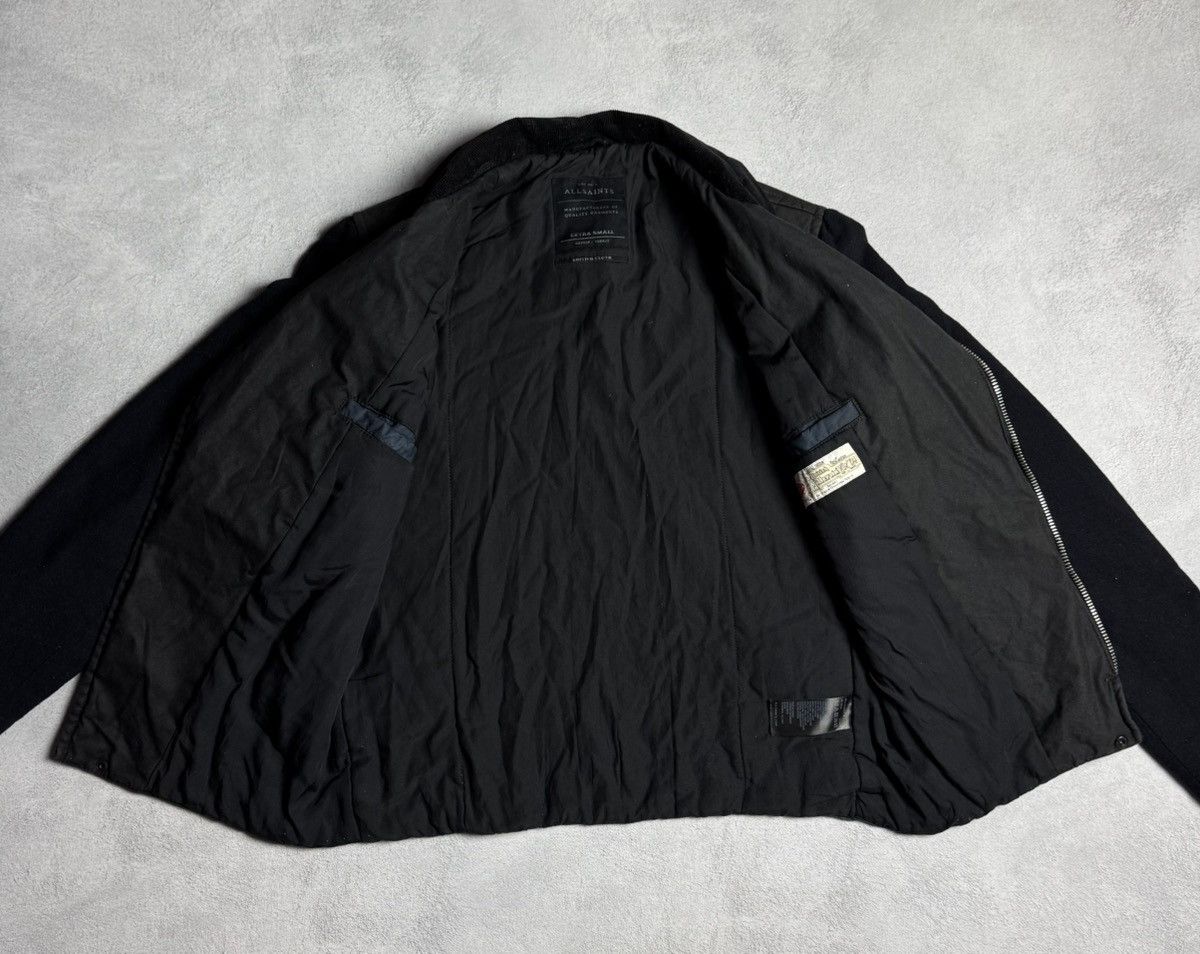 Allsaints Allsaints Women’s Biker Wax Cotton Jacket Wool Sleeves Size S / US 4 / IT 40 - 11 Thumbnail